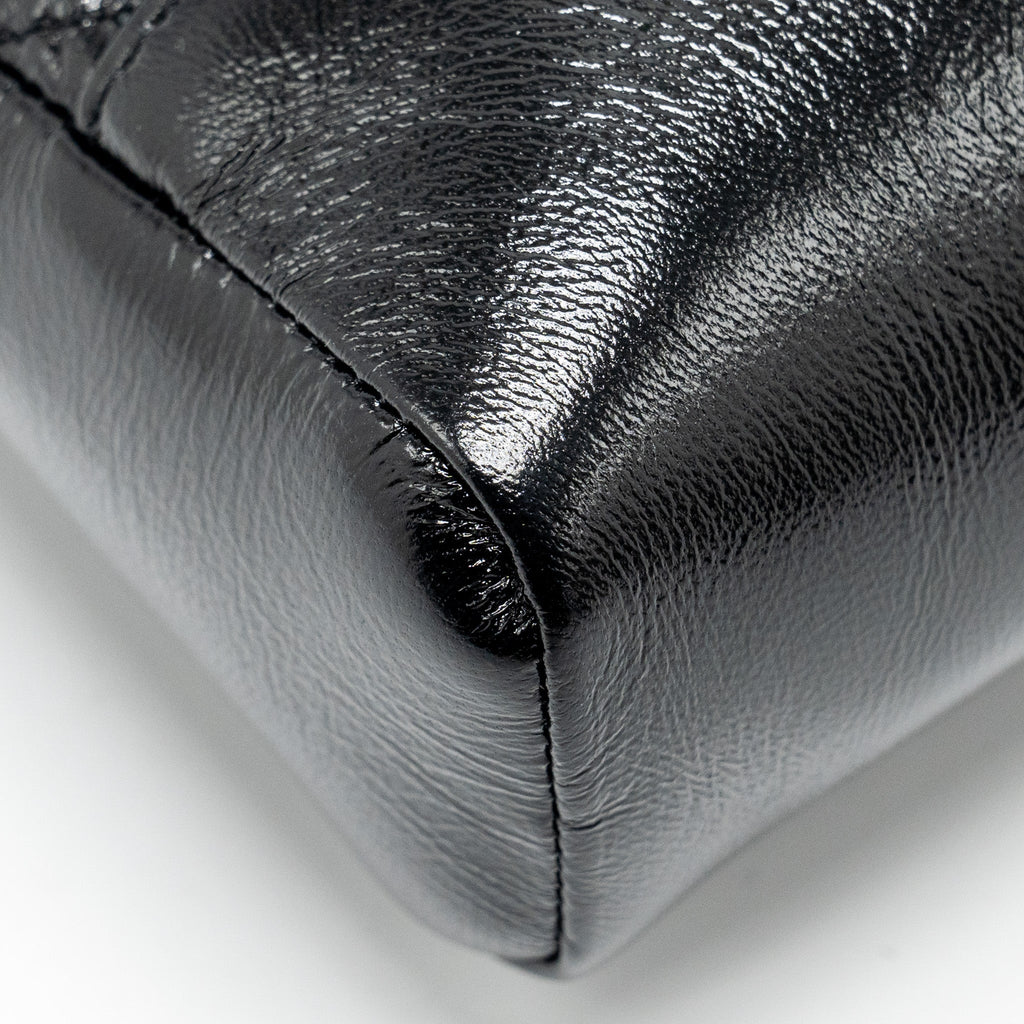 CHANEL MINI 31 BAG SHINY CALFSKIN BLACK LGHW (MICROCHIP)
