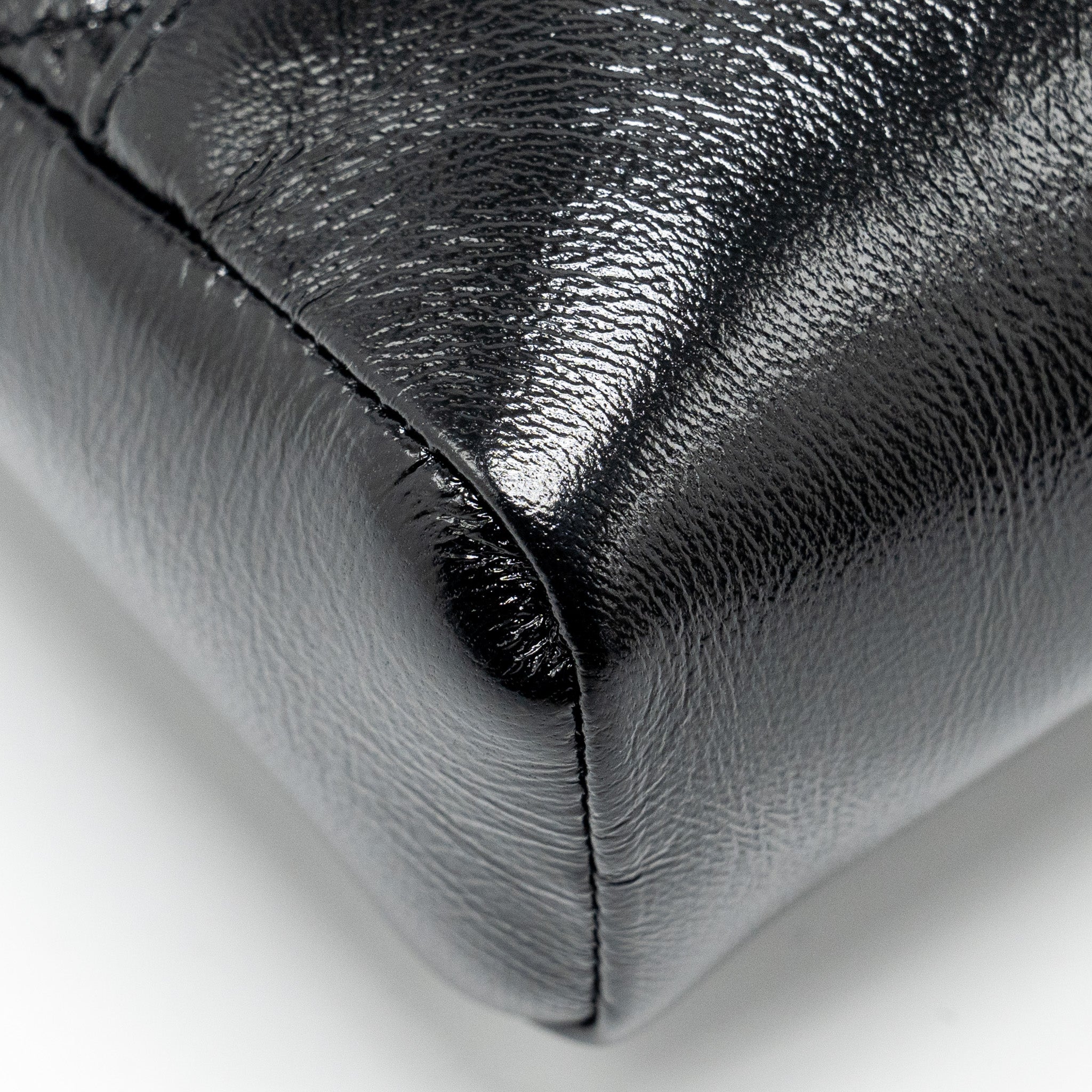 CHANEL MINI 31 BAG SHINY CALFSKIN BLACK LGHW (MICROCHIP)