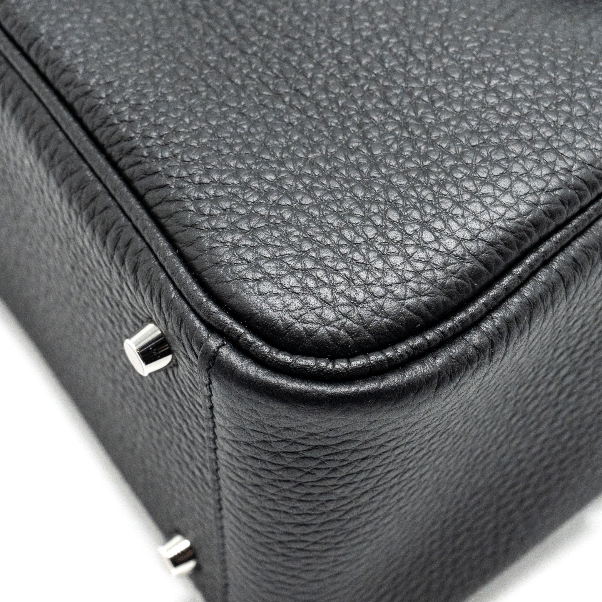 HERMES MINI LINDY CLEMENCE BLACK SHW