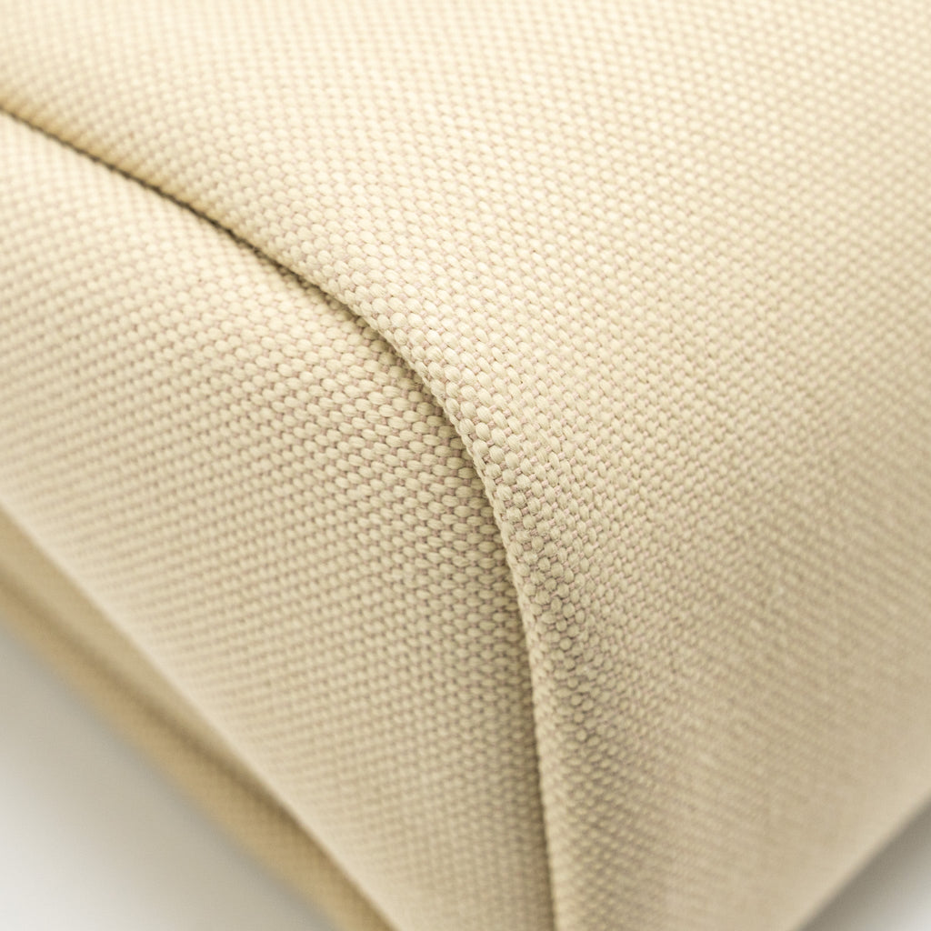 HERMES HERBAG 31 ZIP BAG CANVAS / HUNTER BETON / NATURAL SABLE GHW