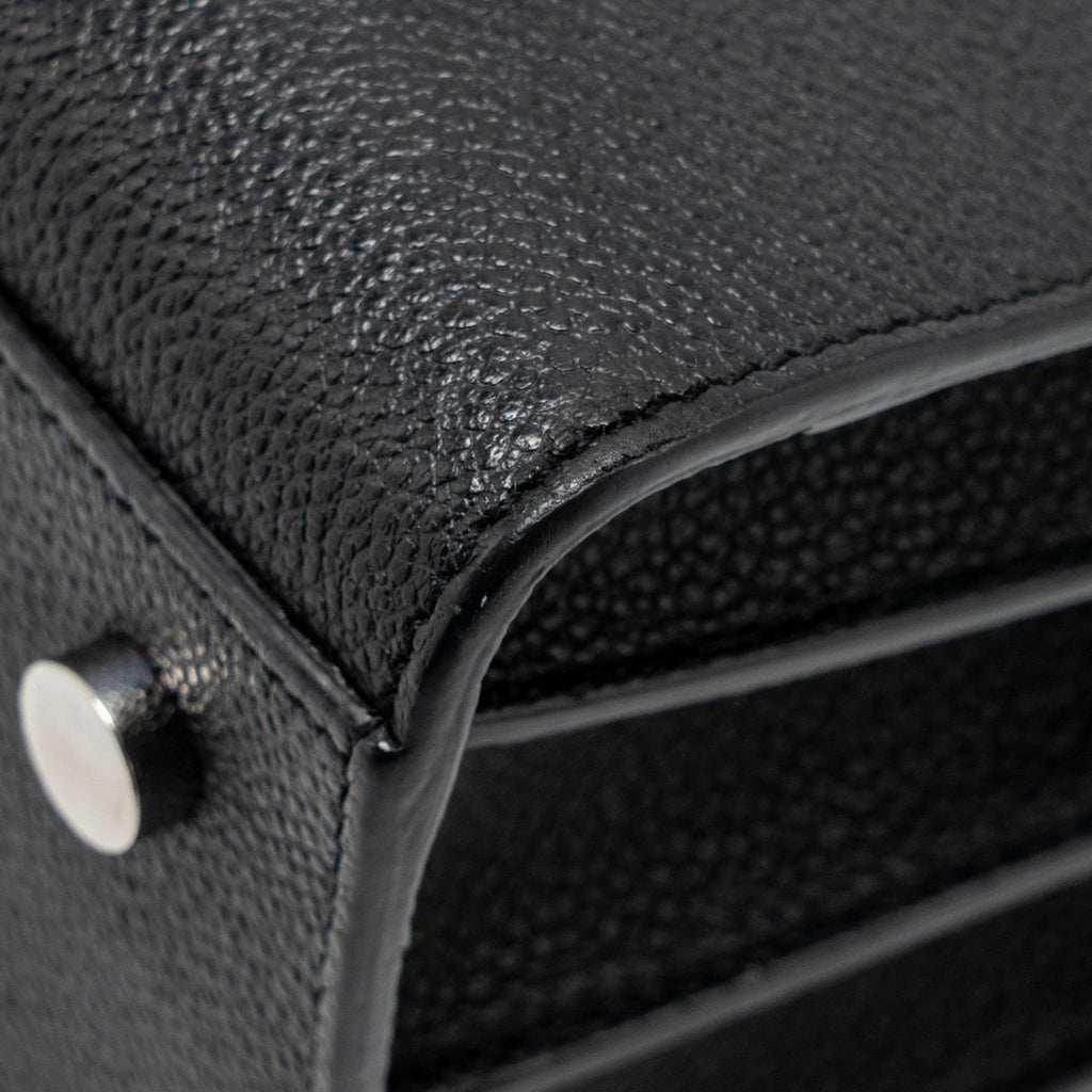 SAINT LAURENT SAC DE JOUR GRAINED CALFSKIN BLACK SHW