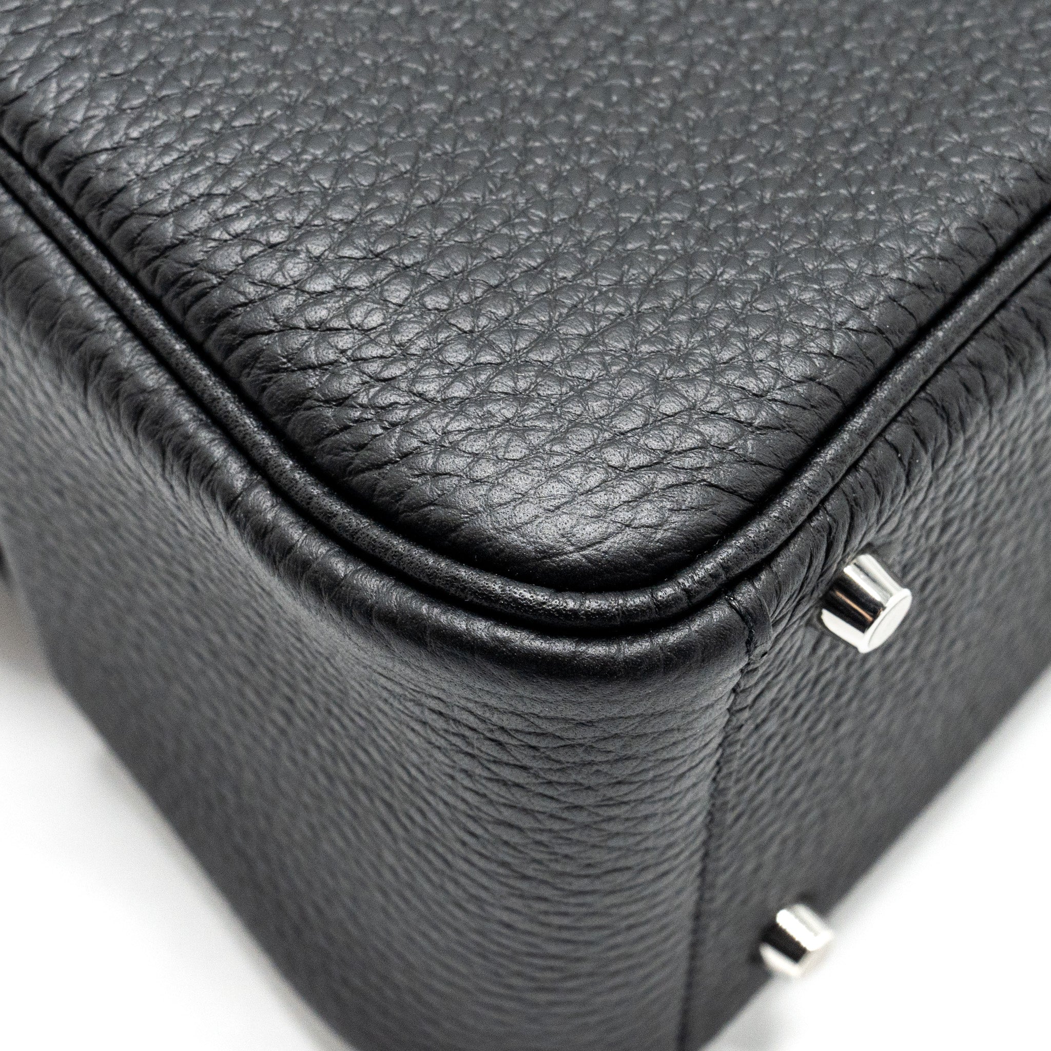 HERMES MINI LINDY CLEMENCE BLACK SHW