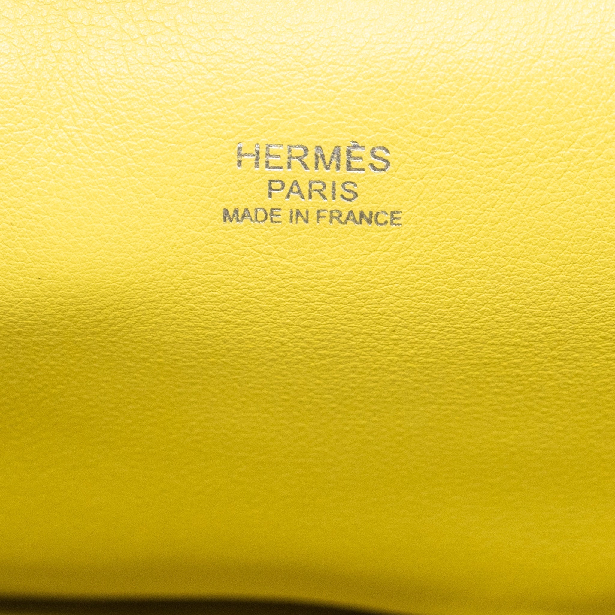 HERMES TOOLBOX 26 CLEMENCE CRAIE/JAUNE POUSSIN SHW