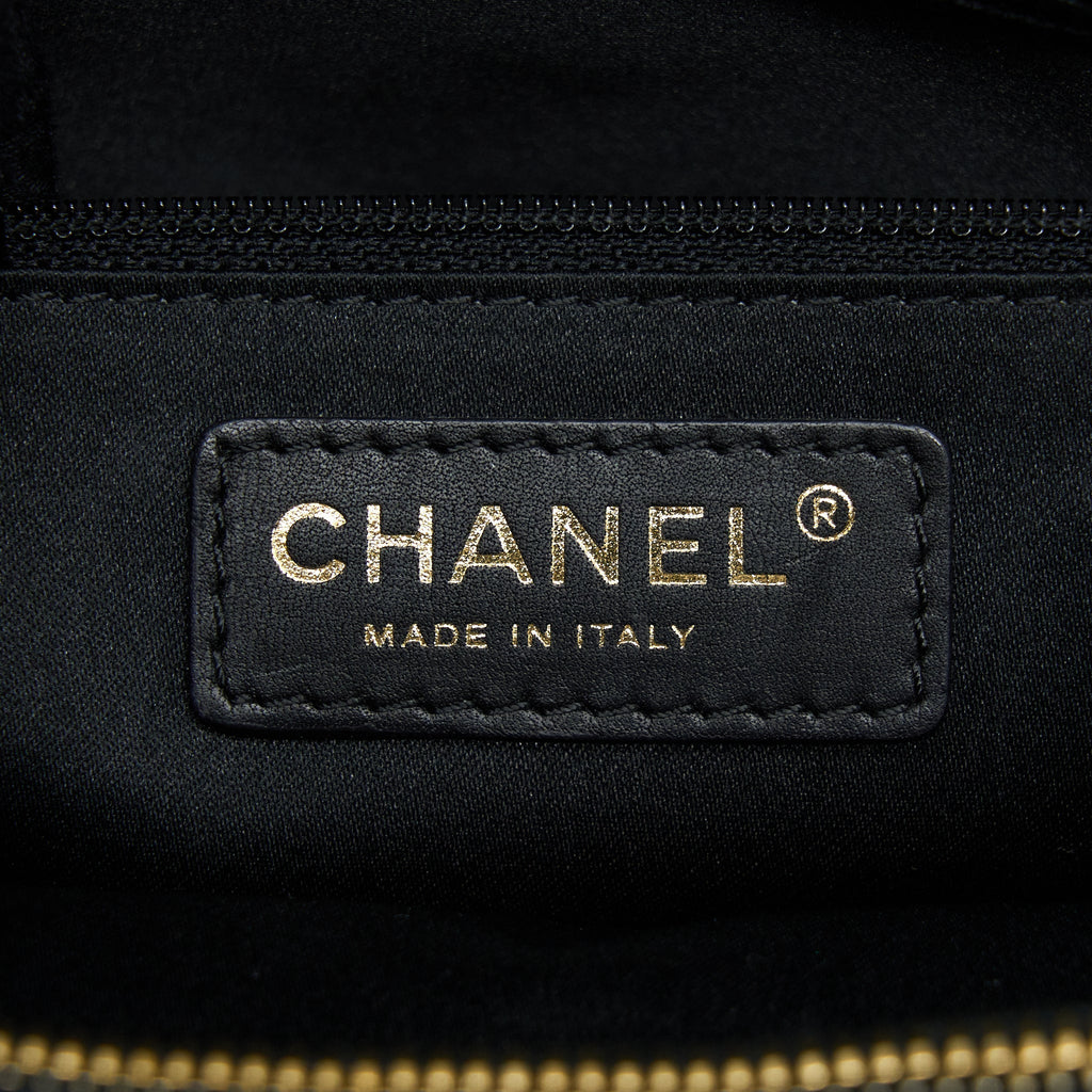 CHANEL GRAND SHOPPING TOTE BAG CAVIAR BLACK GHW