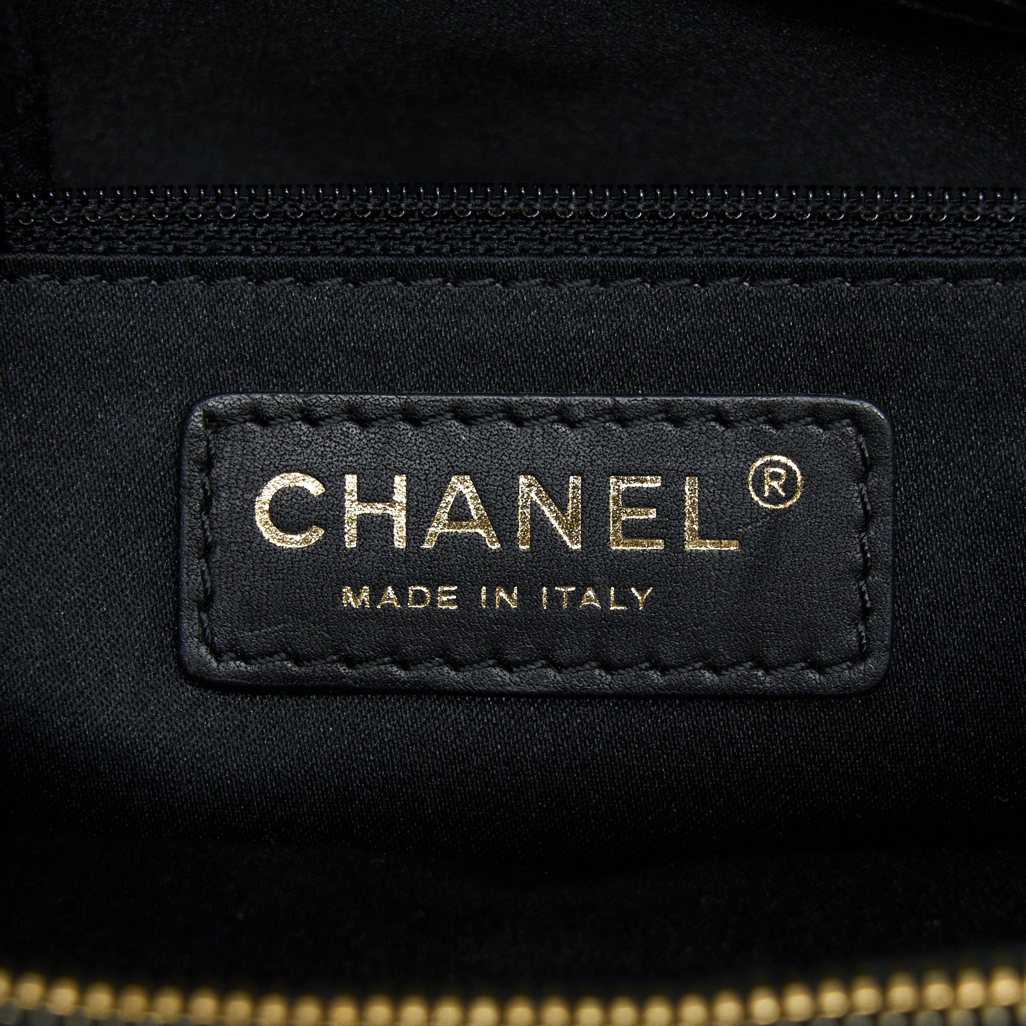 CHANEL GRAND SHOPPING TOTE BAG CAVIAR BLACK GHW