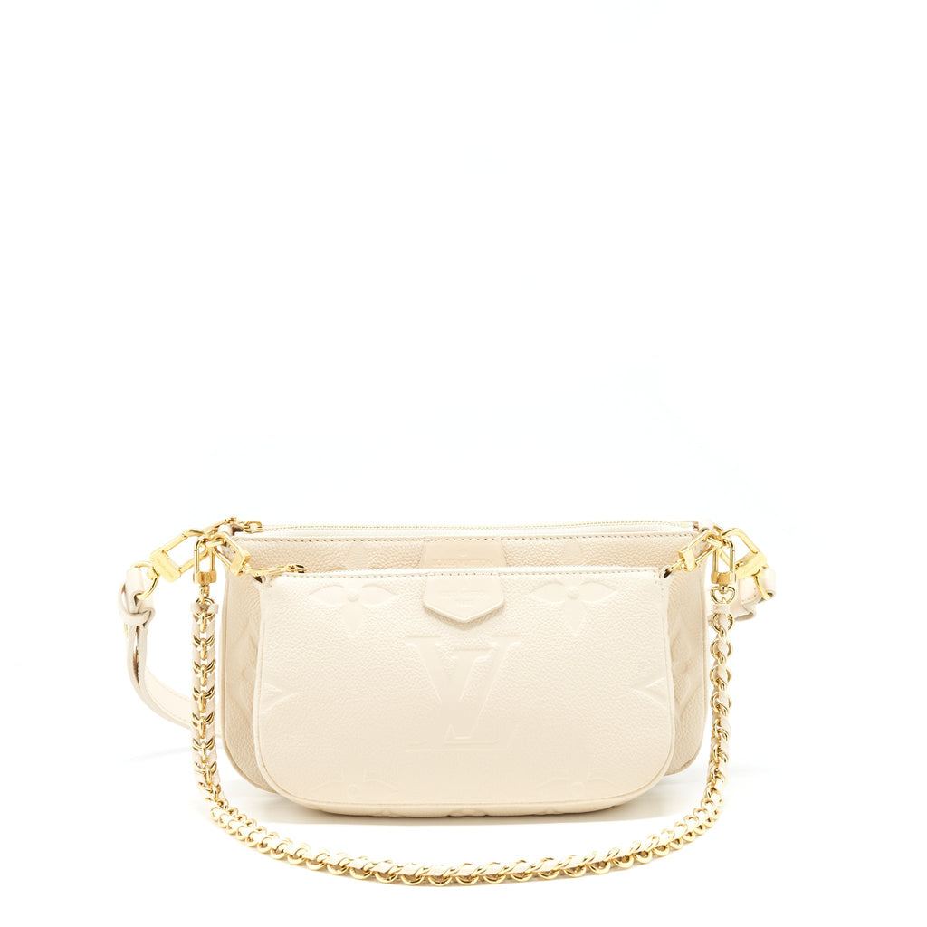 LOUIS VUITTON MULTI POCHETTE WHITE
