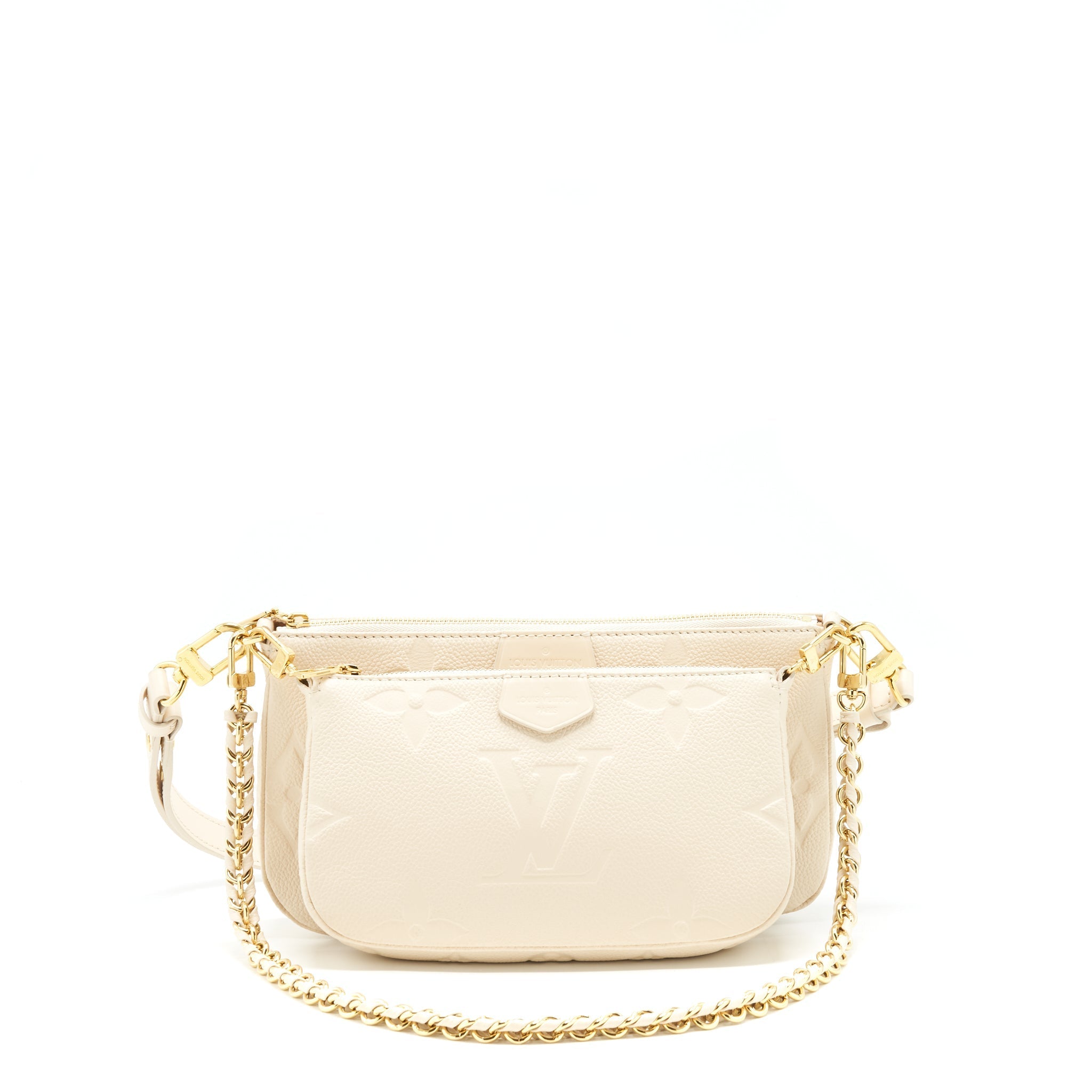 LOUIS VUITTON MULTI POCHETTE WHITE
