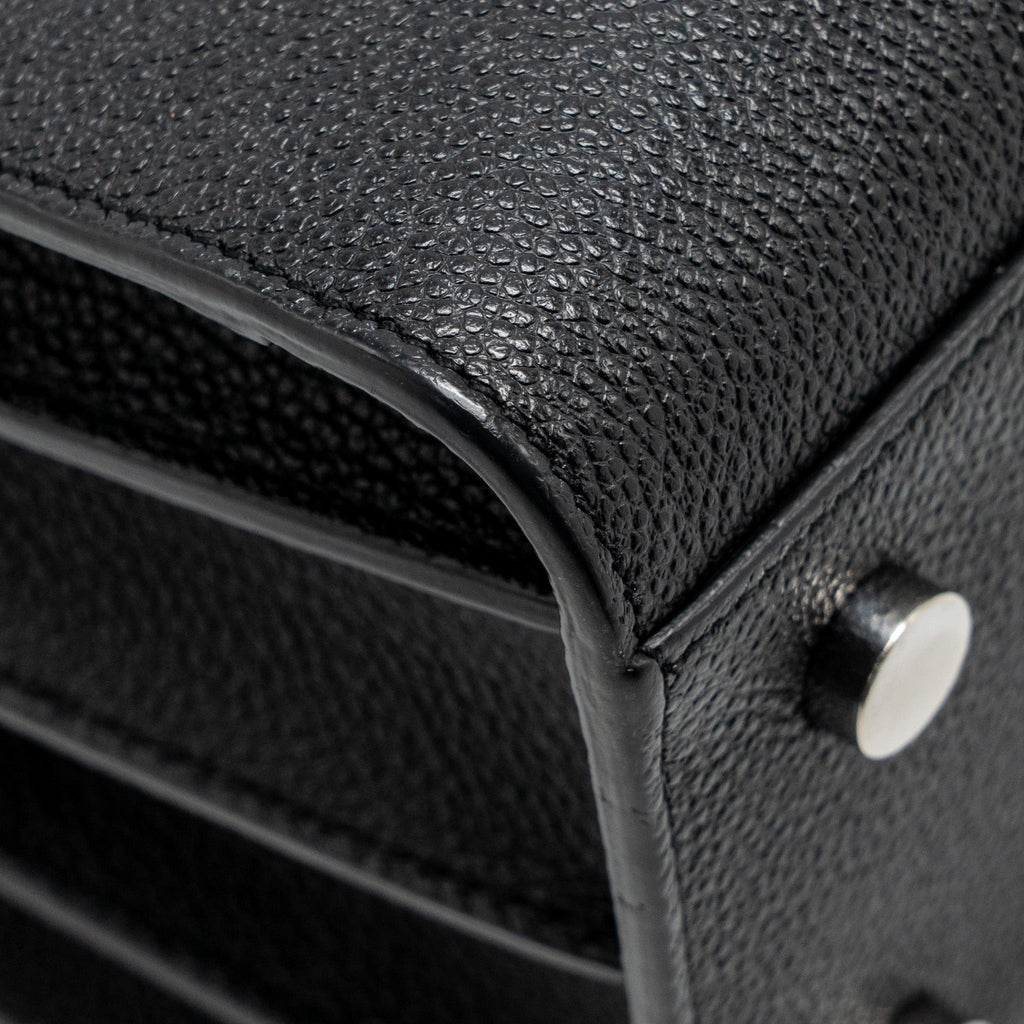 SAINT LAURENT SAC DE JOUR GRAINED CALFSKIN BLACK SHW