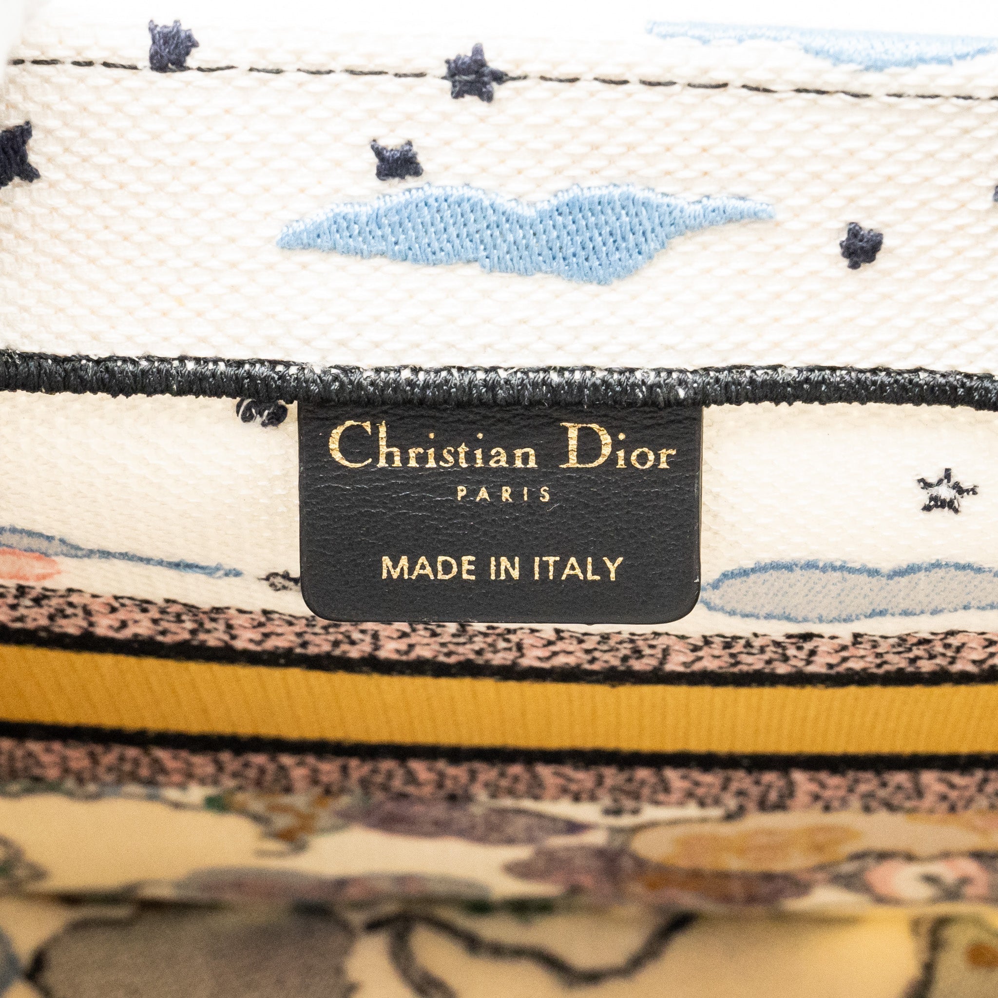 DIOR SMALL DIOR BOOK TOTE CANVAS MULTICOLOUR