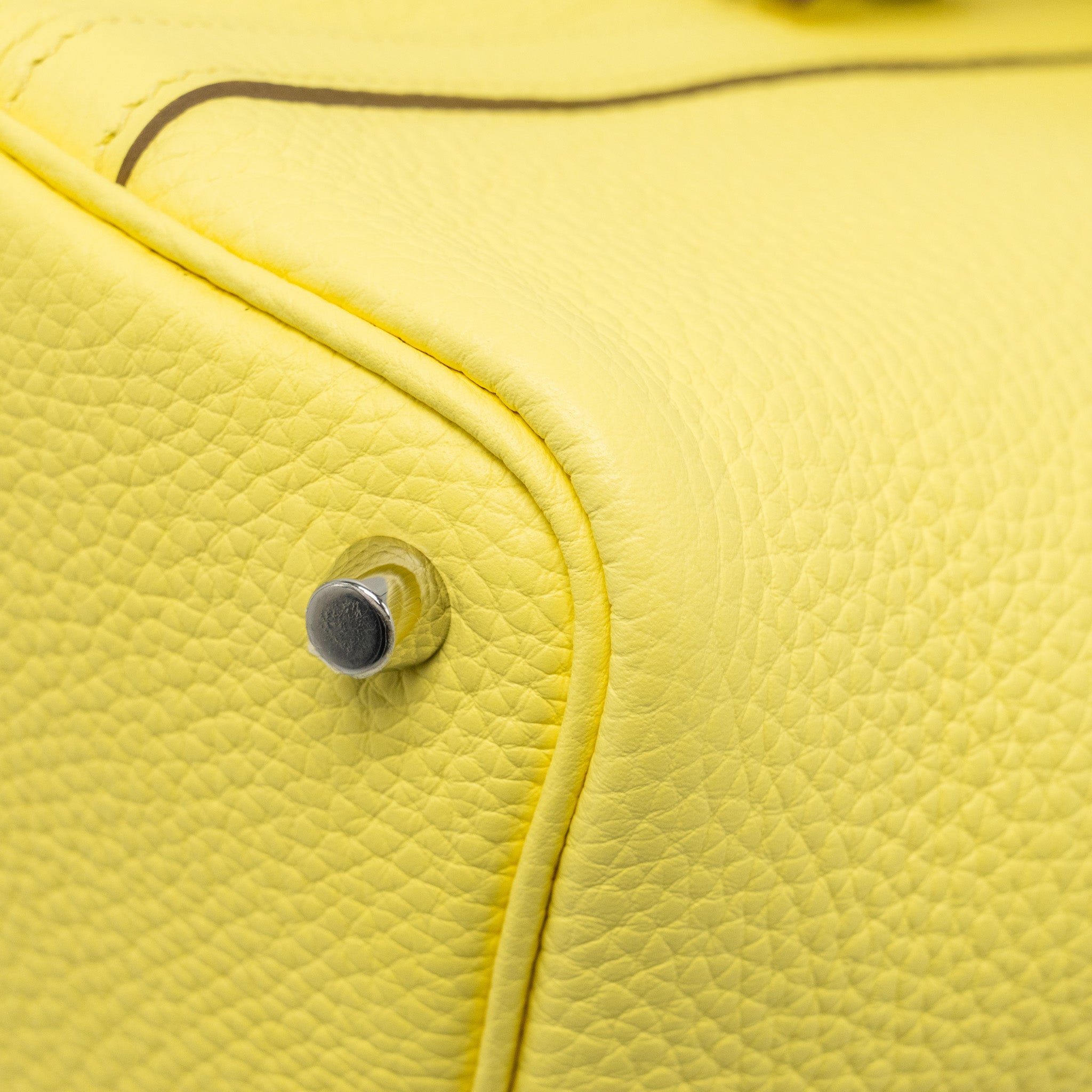 HERMES PICOTIN 18 LOCK BAG CLEMENCE LIMONCELLO SHW