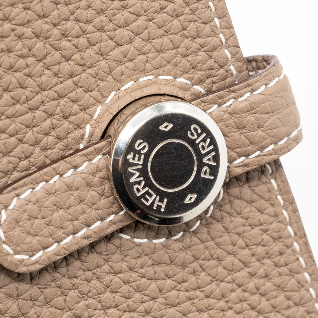 HERMES DOGON COMPACT WALLET TOGO ETOUPE SHW