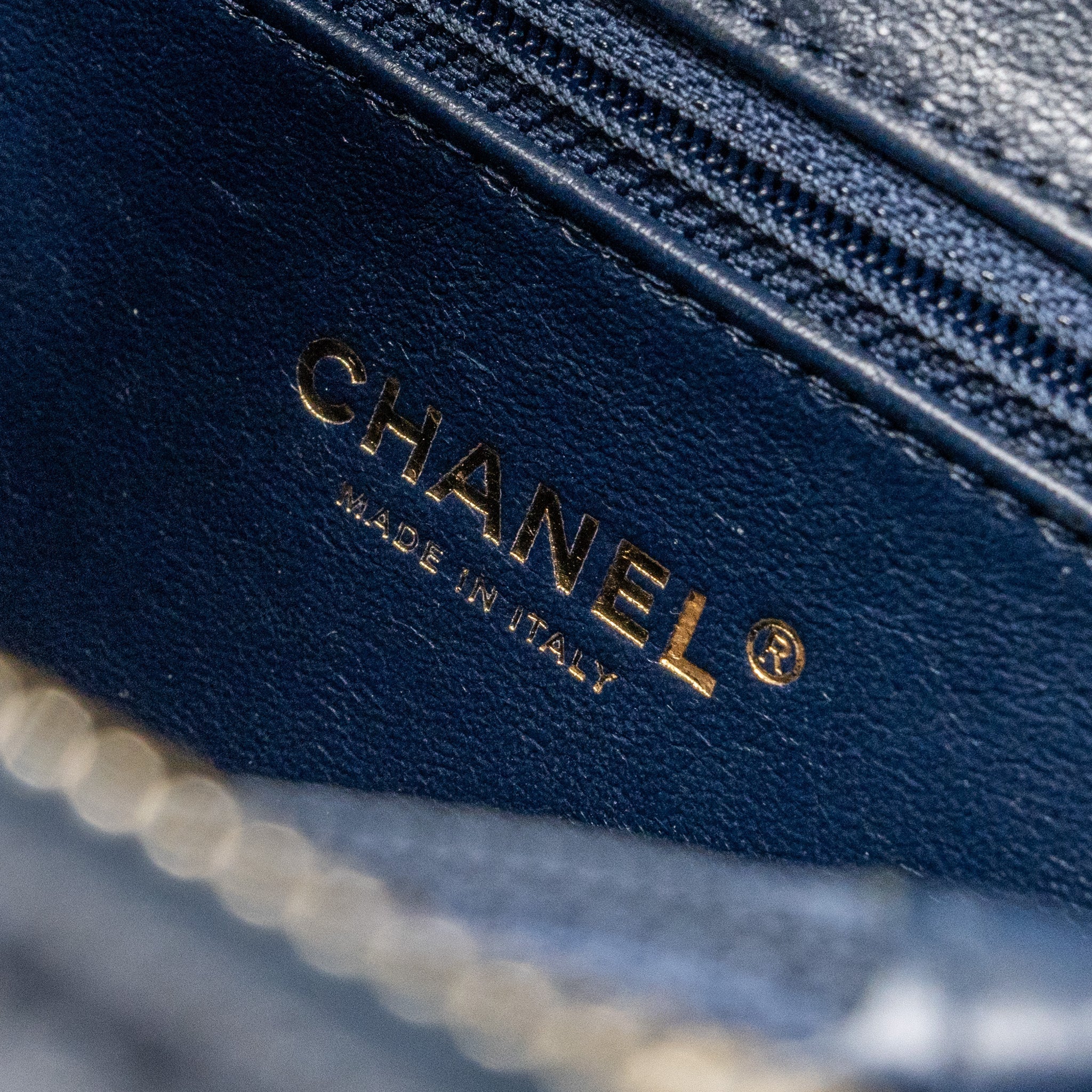 CHANEL FILIGREE CAMERA BAG CAVIAR DARK BLUE GHW