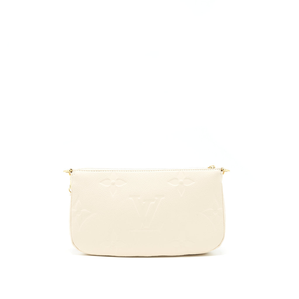 LOUIS VUITTON MULTI POCHETTE WHITE