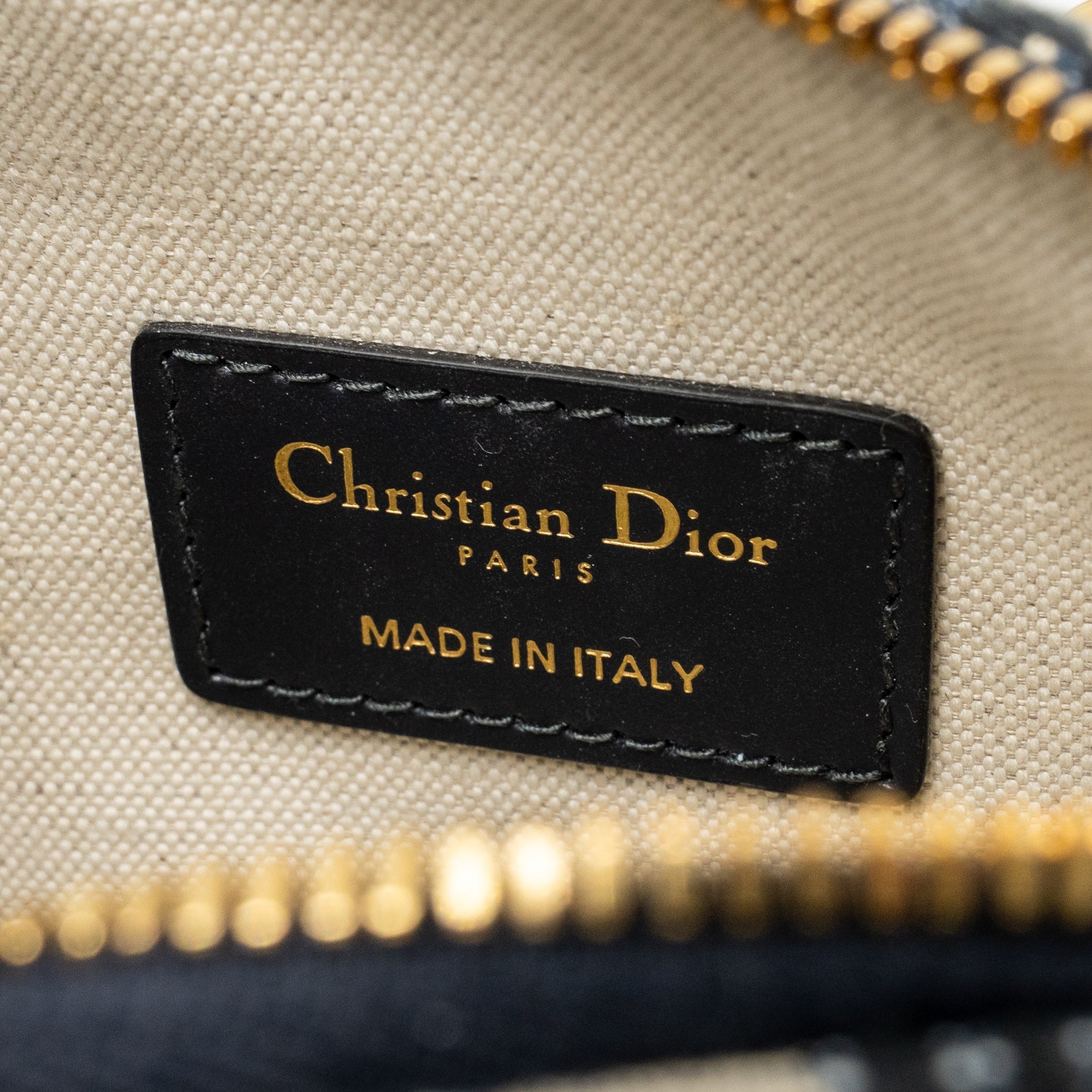 DIOR GROOVE 17 NANO BAG DIOR OBLIQUE JACQUARD BLUE GHW