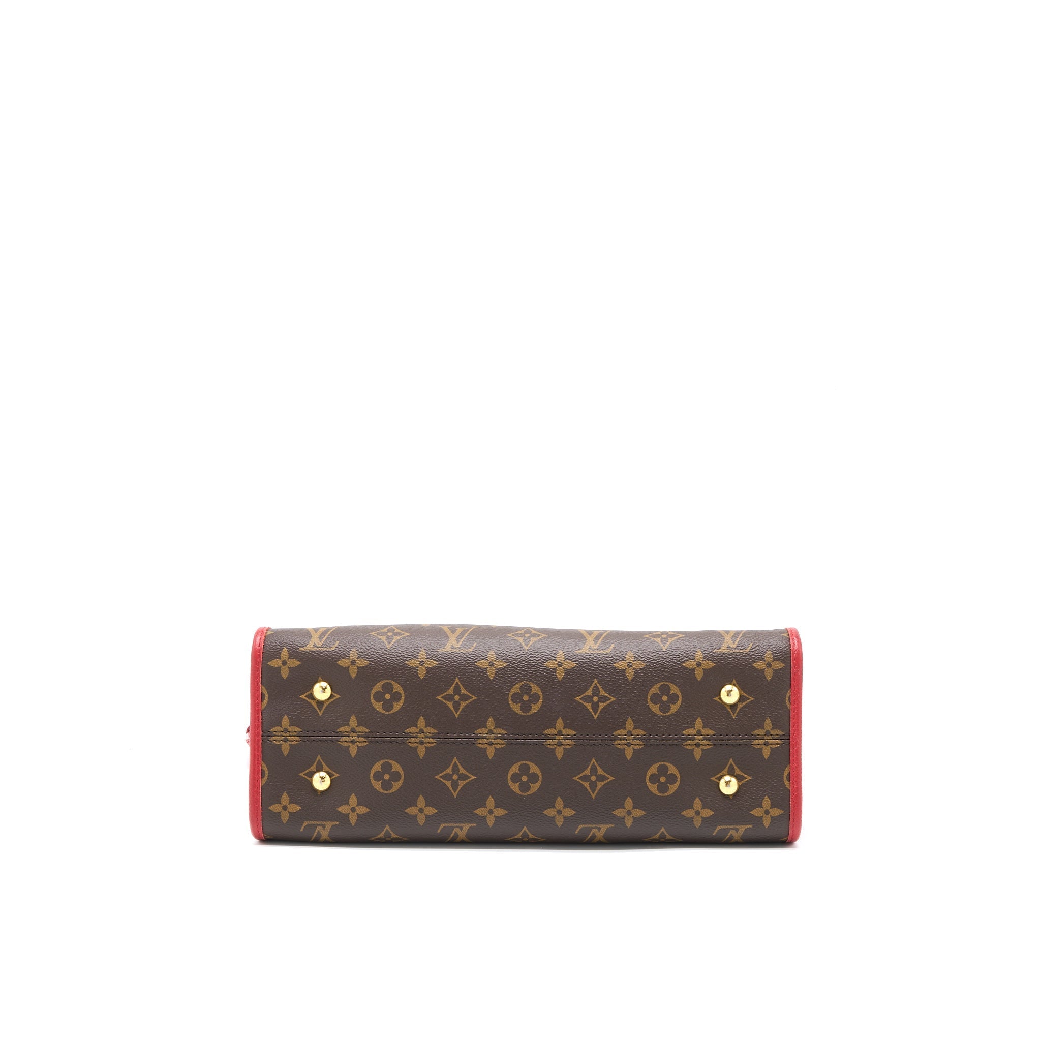 LOUIS VUITTON POPINCOURT PM BAG MONOGRAM CANVAS/CERISE GHW