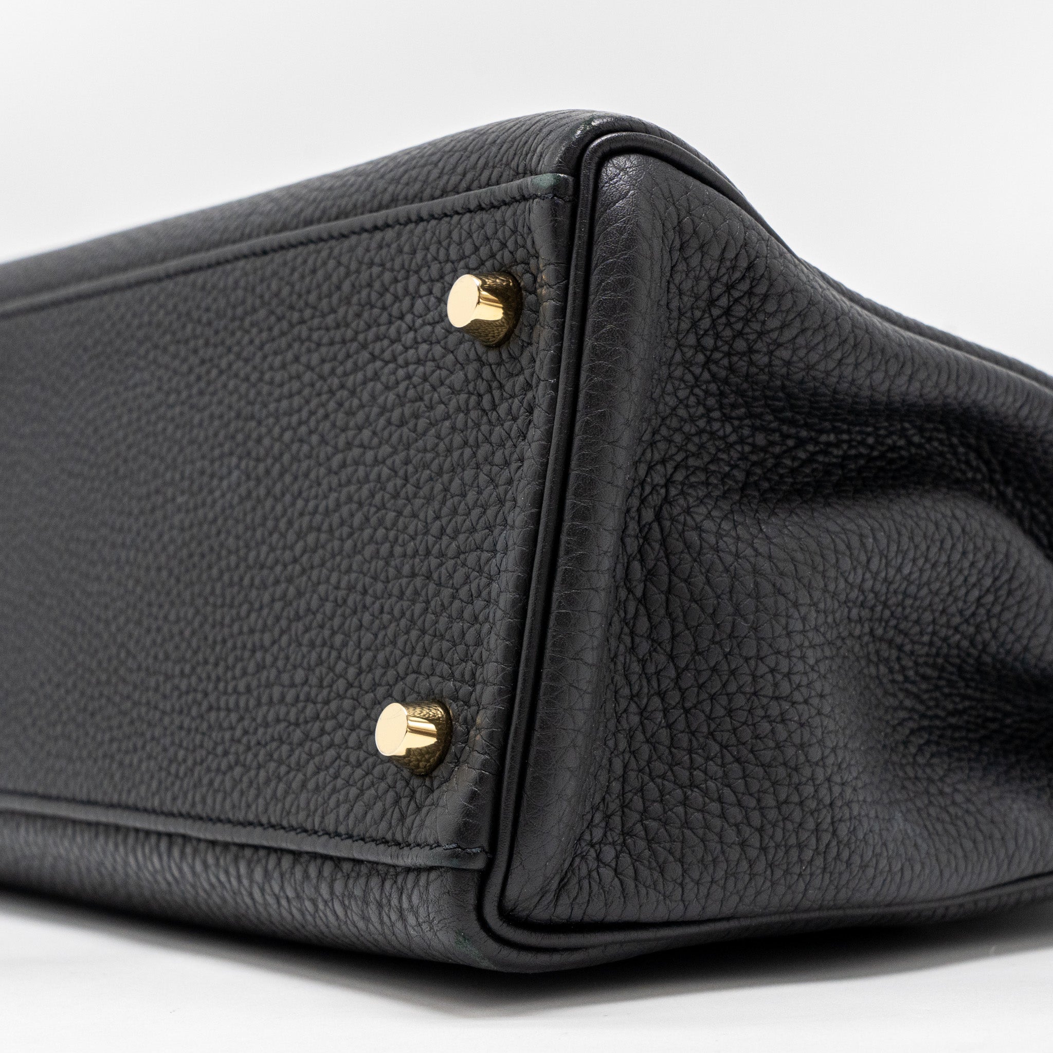 HERMES KELLY 32 TOGO BLACK GHW