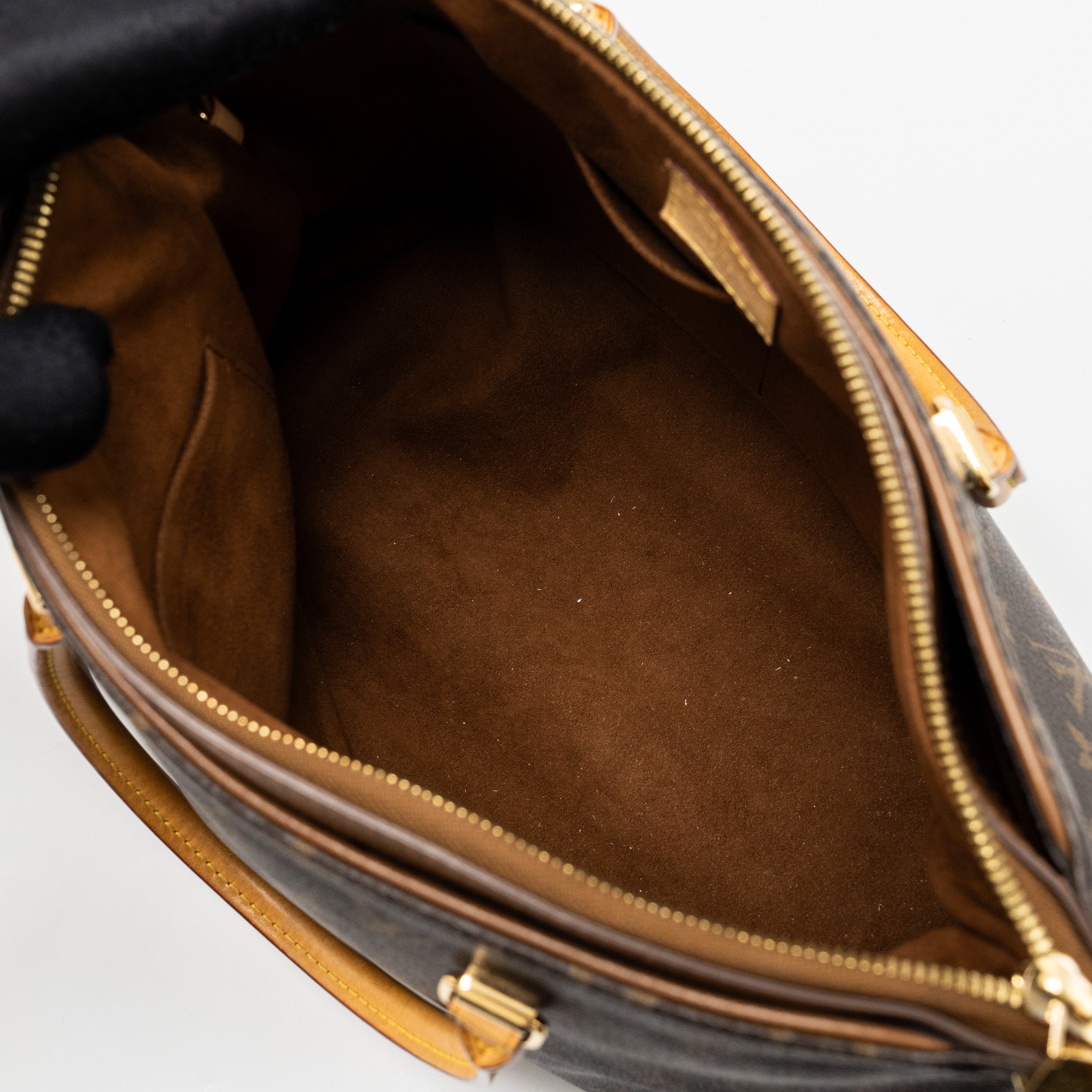 LOUIS VUITTON PALLAS TOTE BAG MONOGRAM CANVAS GHW