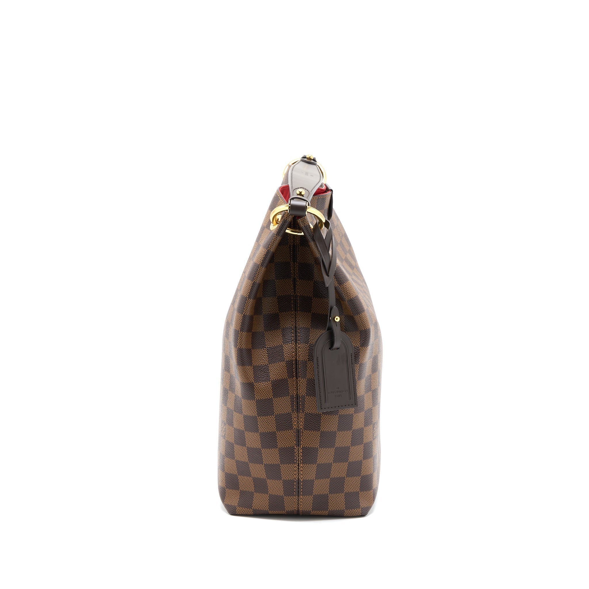 LOUIS VUITTON GRACEFUL MM DAMIER EBENE GHW