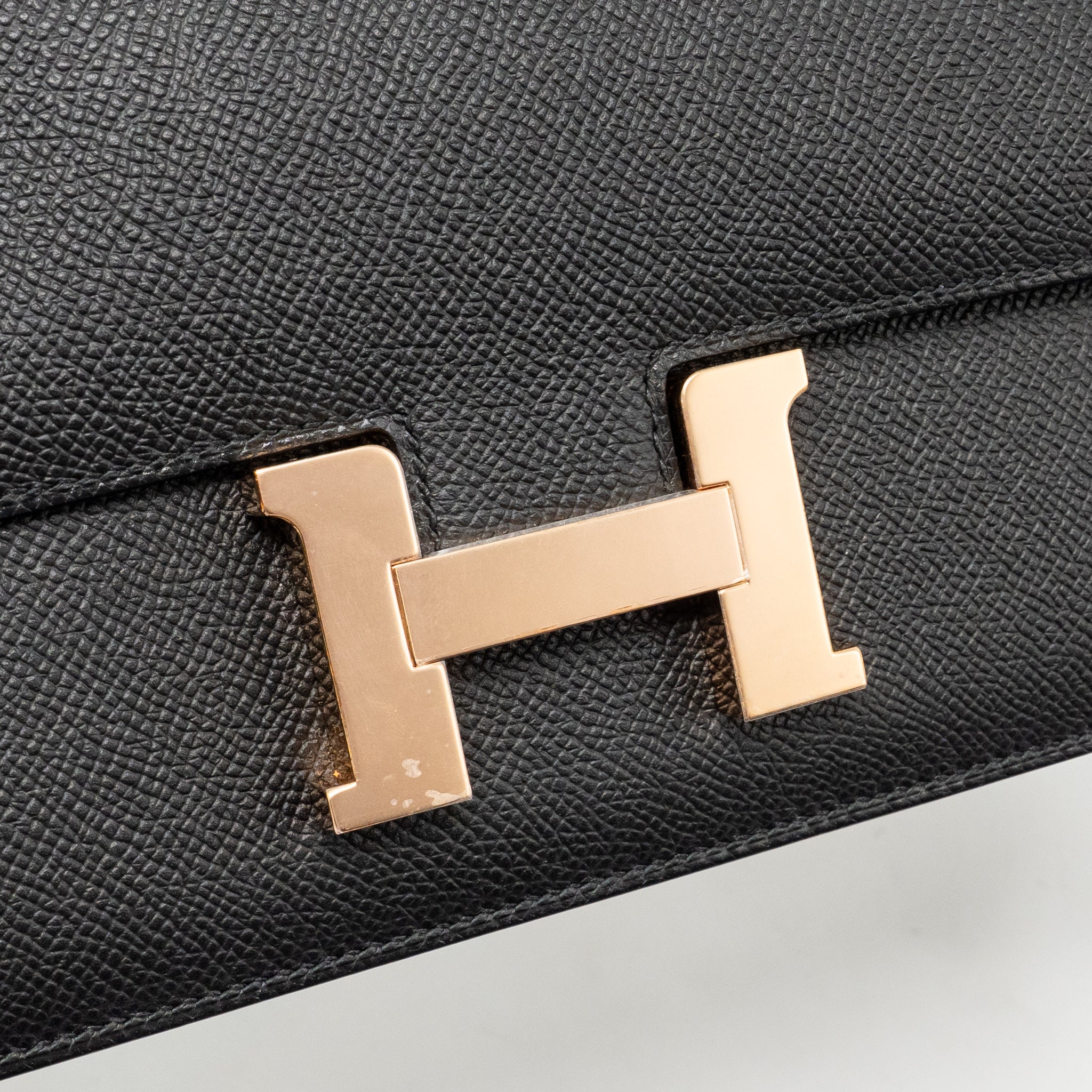 HERMES CONSTANCE ELAN EPSOM BLACK RGHW
