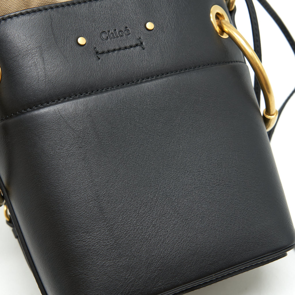 CHLOE ROY BUCKET BAG BLACK GHW