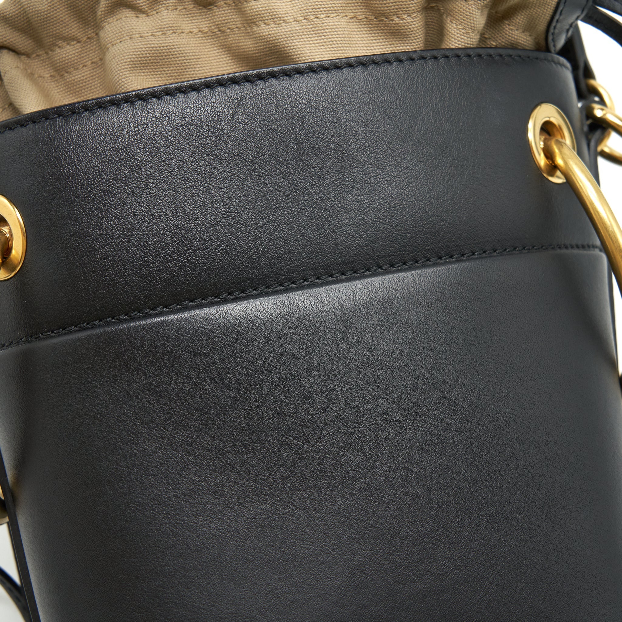 CHLOE ROY BUCKET BAG BLACK GHW