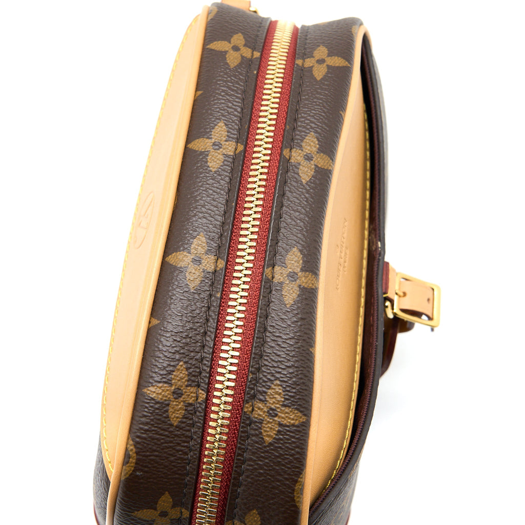LOUIS VUITTON MINI DEAUVILLE SHOULDER BAG MONOGRAM CANVAS GHW