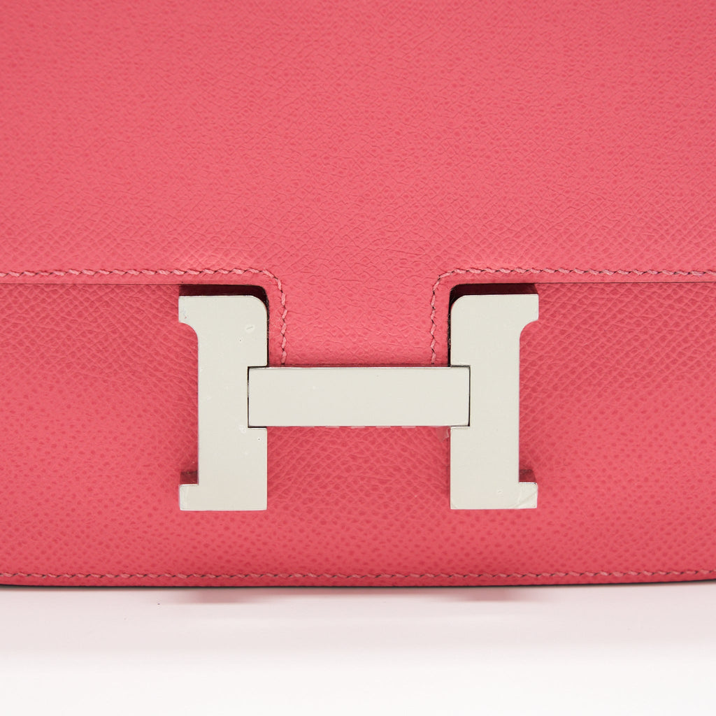 HERMES CONSTANCE MINI EPSOM ROSE AZALEE SHW