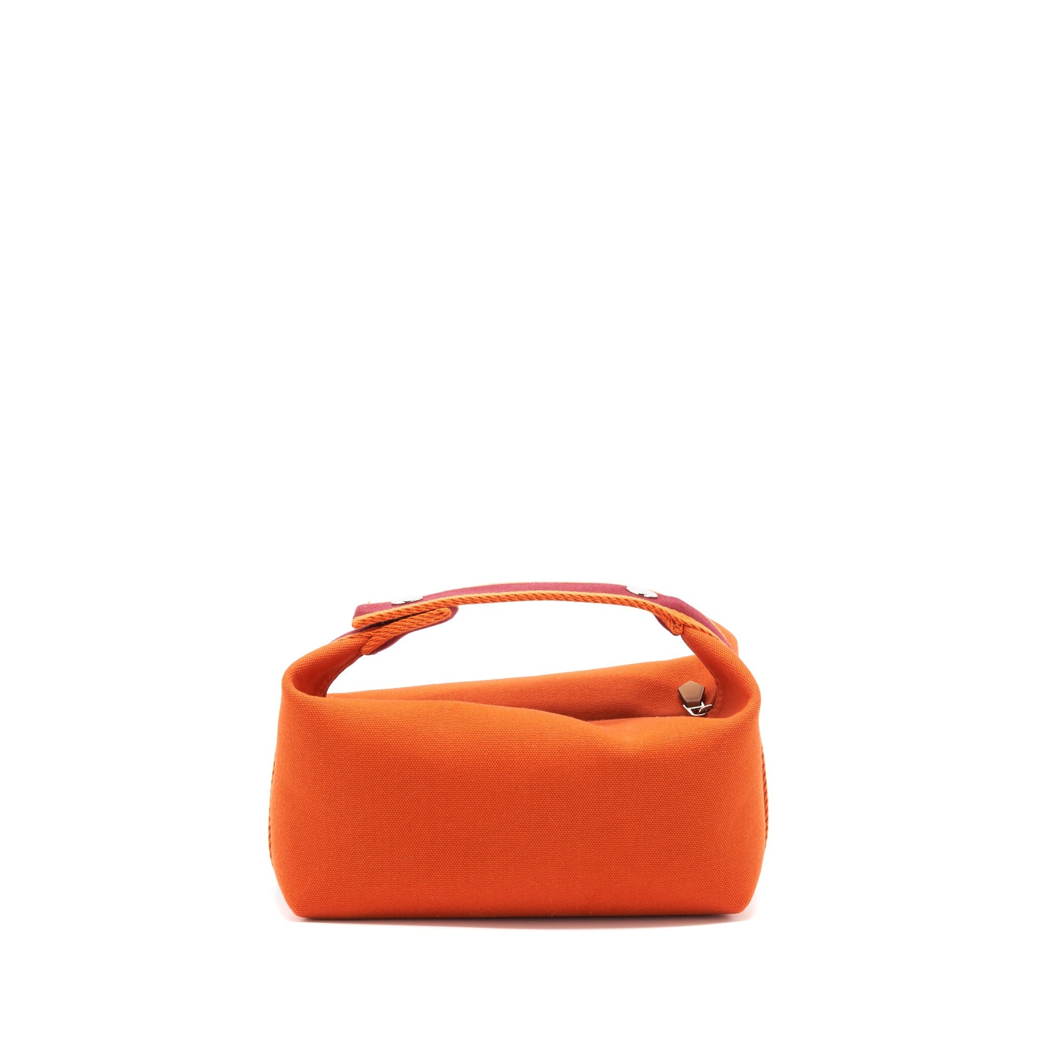 HERMES TROUSSE DE TOILETTE BRIDE A BRAC IN ORANGE FEU
