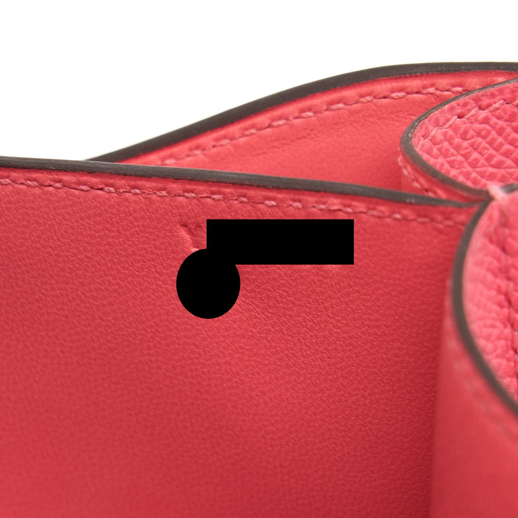 HERMES CONSTANCE MINI EPSOM ROSE AZALEE SHW