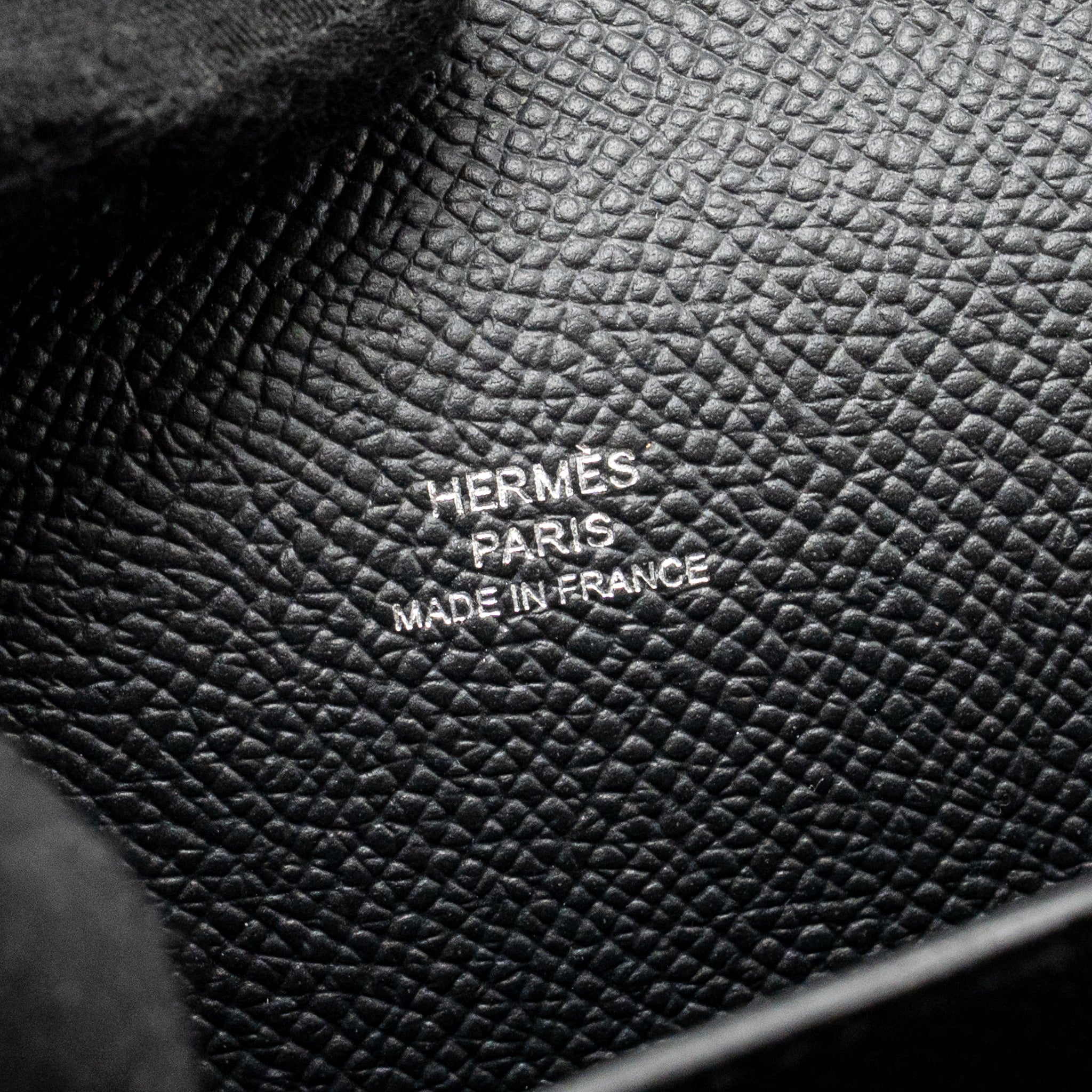 HERMES HERMESNAP EPSOM BLACK SHW