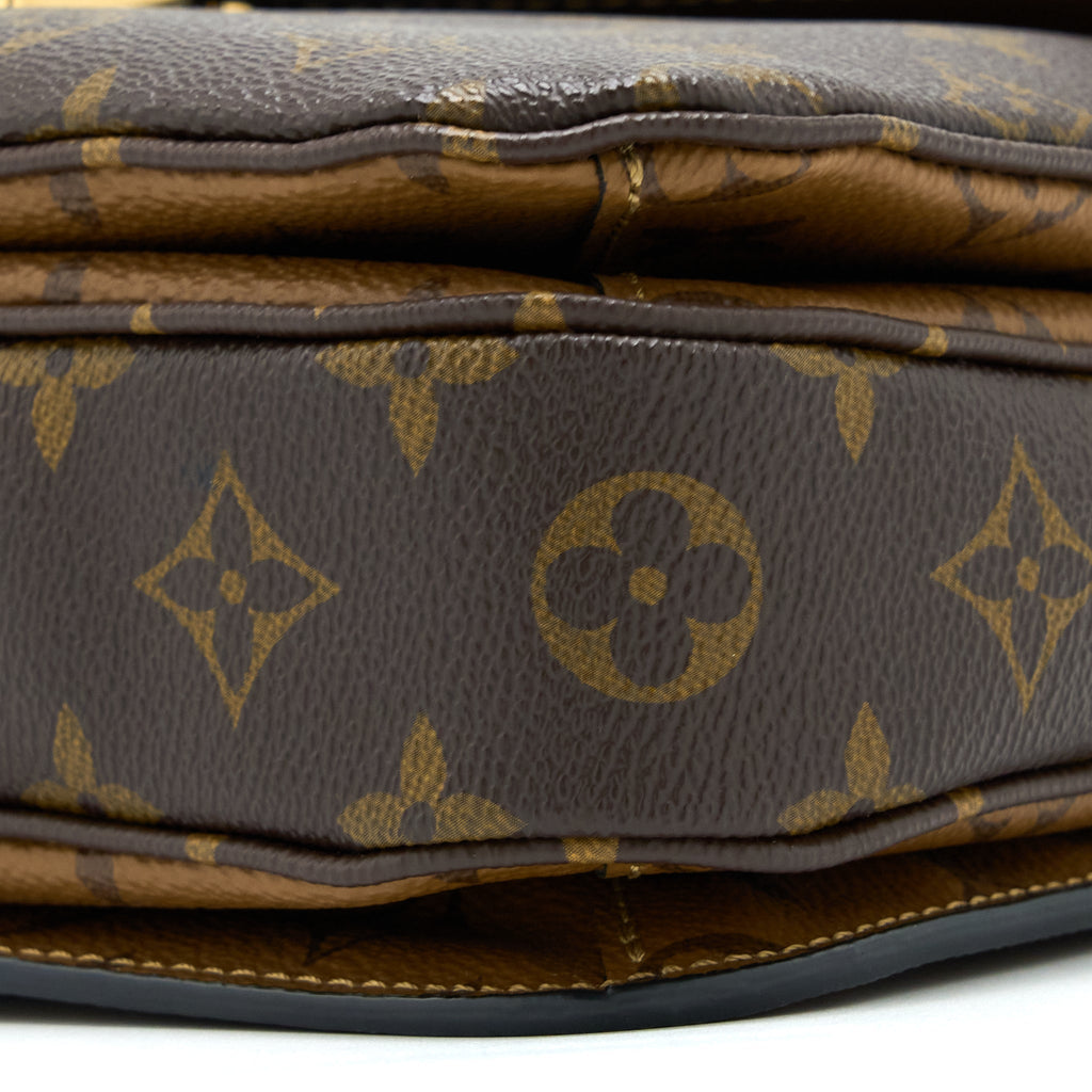 LOUIS VUITTON POCHETTE MÉTIS MONOGRAM REVERSE CANVAS GHW