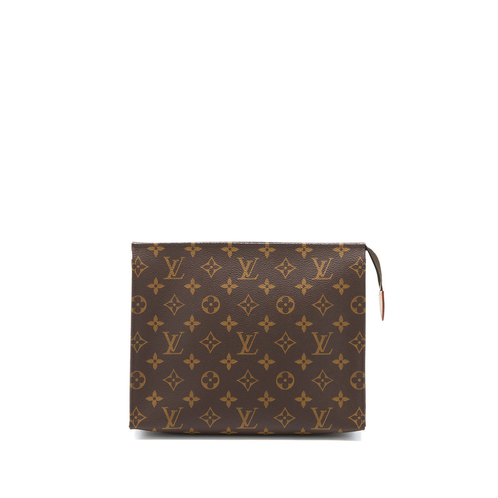 LOUIS VUITTON TOILETRY POCHETTE 26 MONOGRAM CANVAS GHW