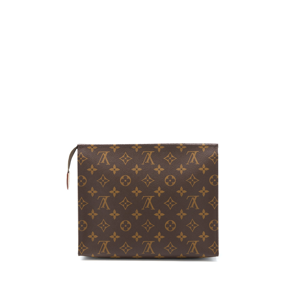 LOUIS VUITTON TOILETRY POCHETTE 26 MONOGRAM CANVAS GHW