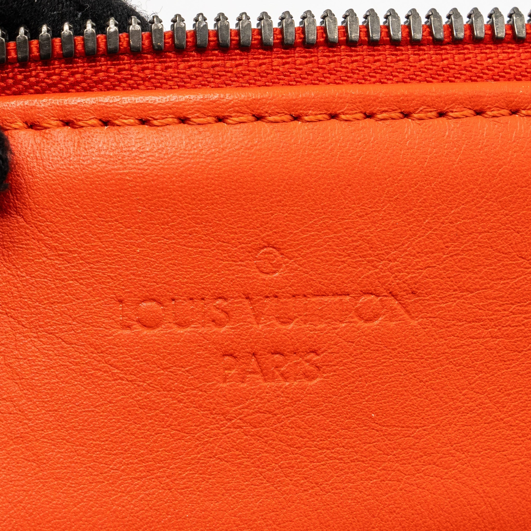 LOUIS VUITTON PORTE-DOCUMENTS JOUR DAMIER INFINI ORANGE SHW