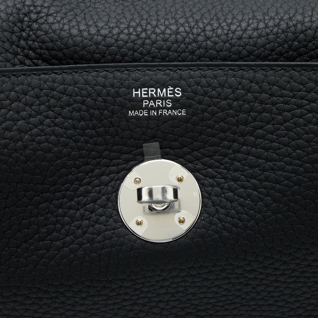 HERMES LINDY 30 CLEMENCE BLACK SHW