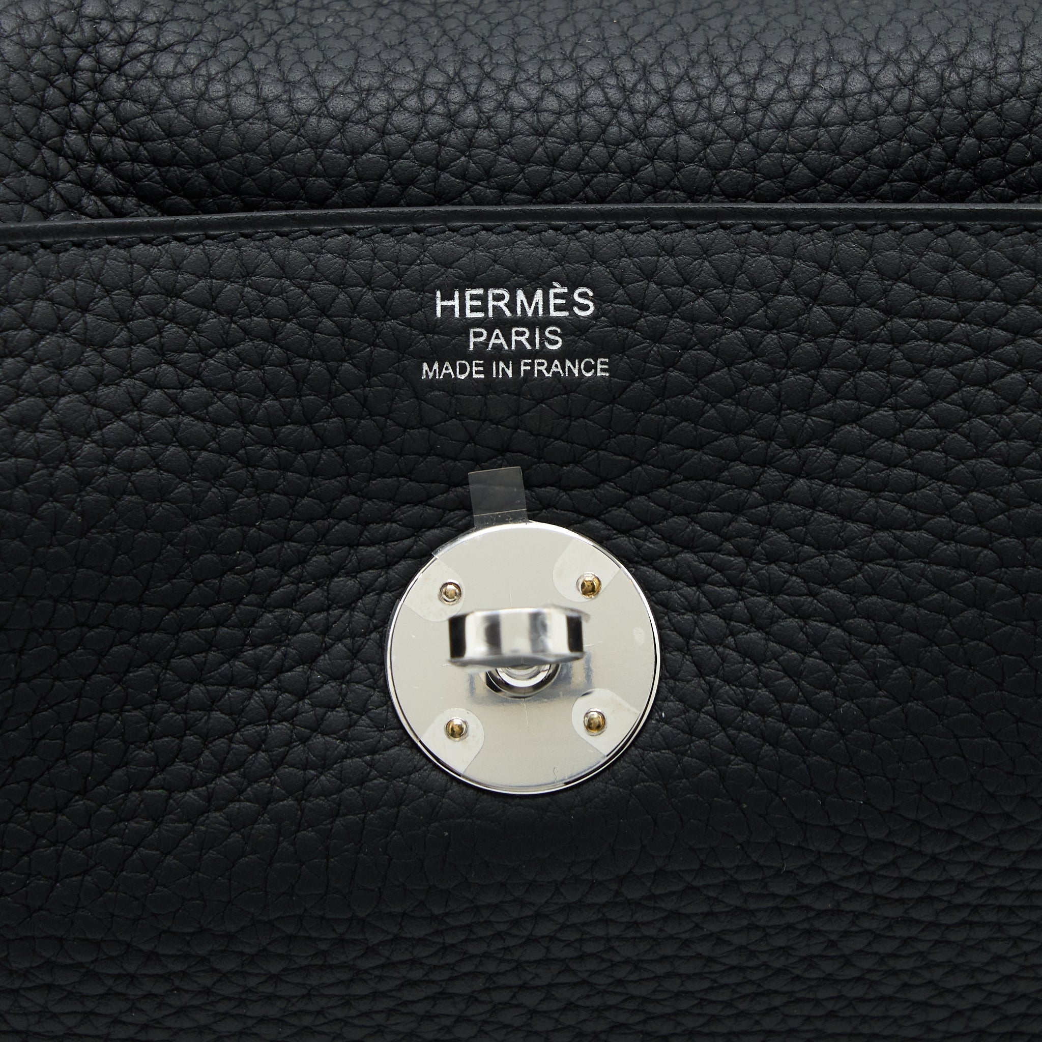 HERMES LINDY 30 CLEMENCE BLACK SHW
