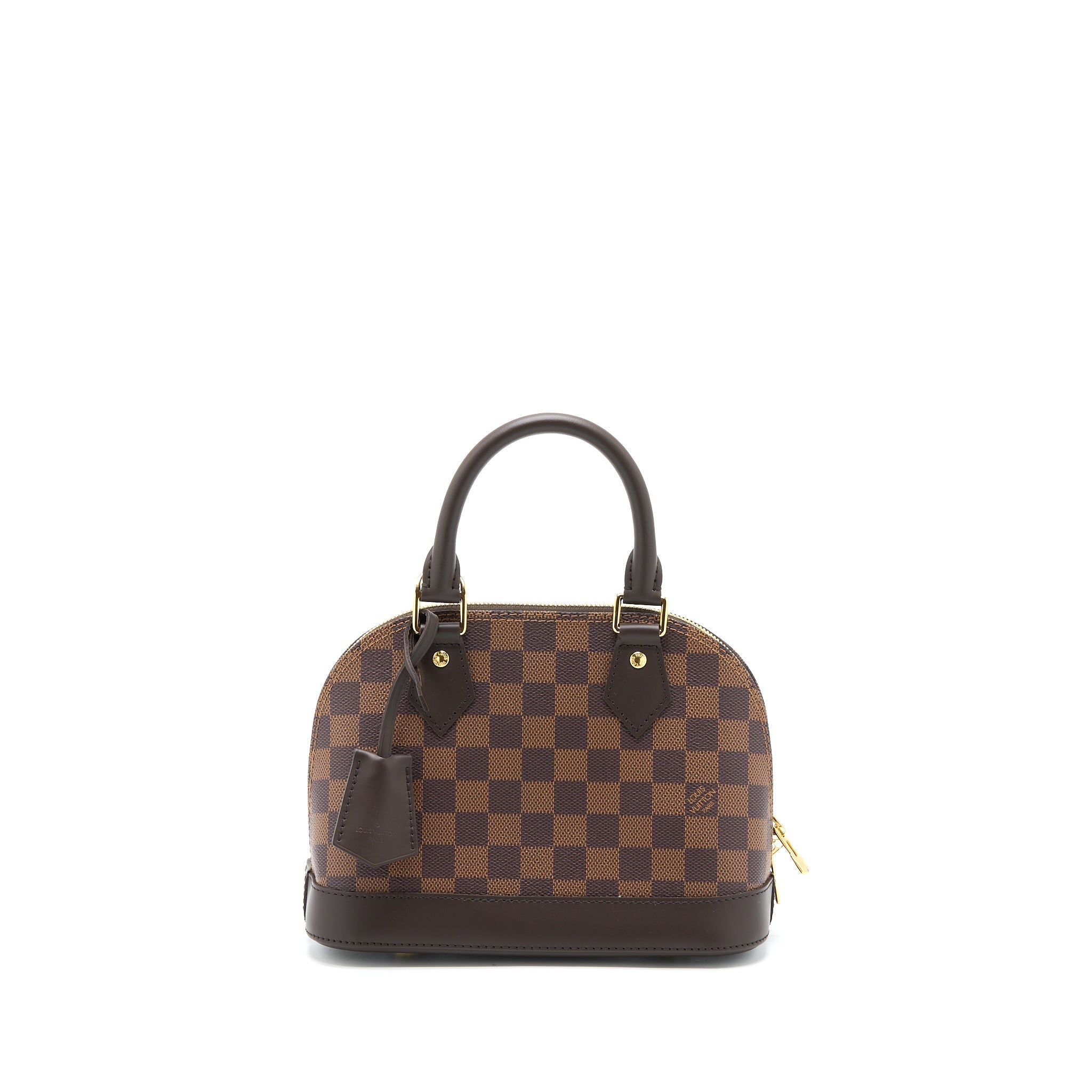 LOUIS VUITTON ALMA BB DAMIER EBENE GHW (NEW VERSION)