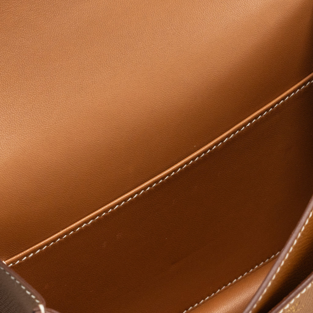 HERMES MINI CONSTANCE EPSOM GOLD RGHW