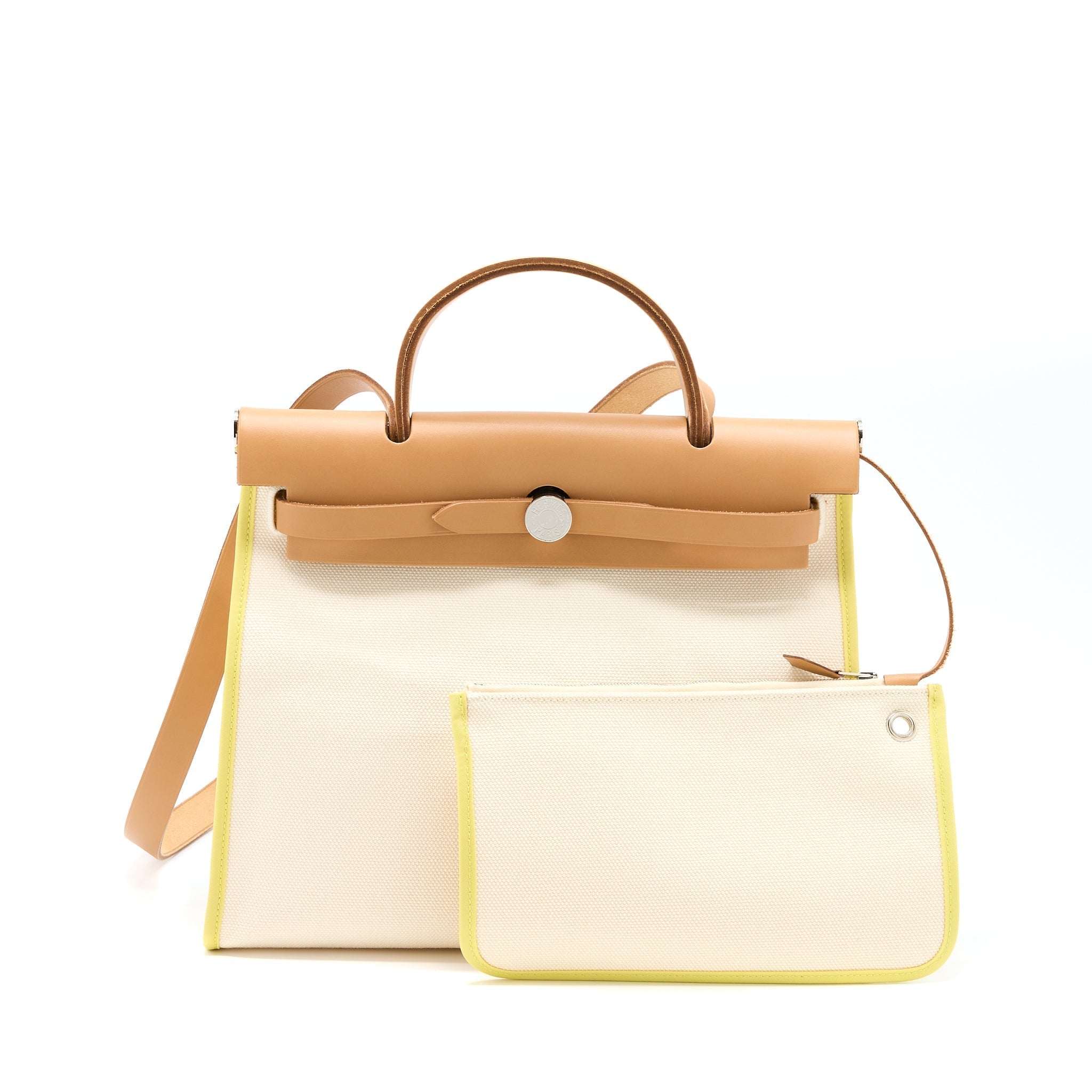 HERMES HERBAG 31 CANVAS MULTICOLOUR SHW