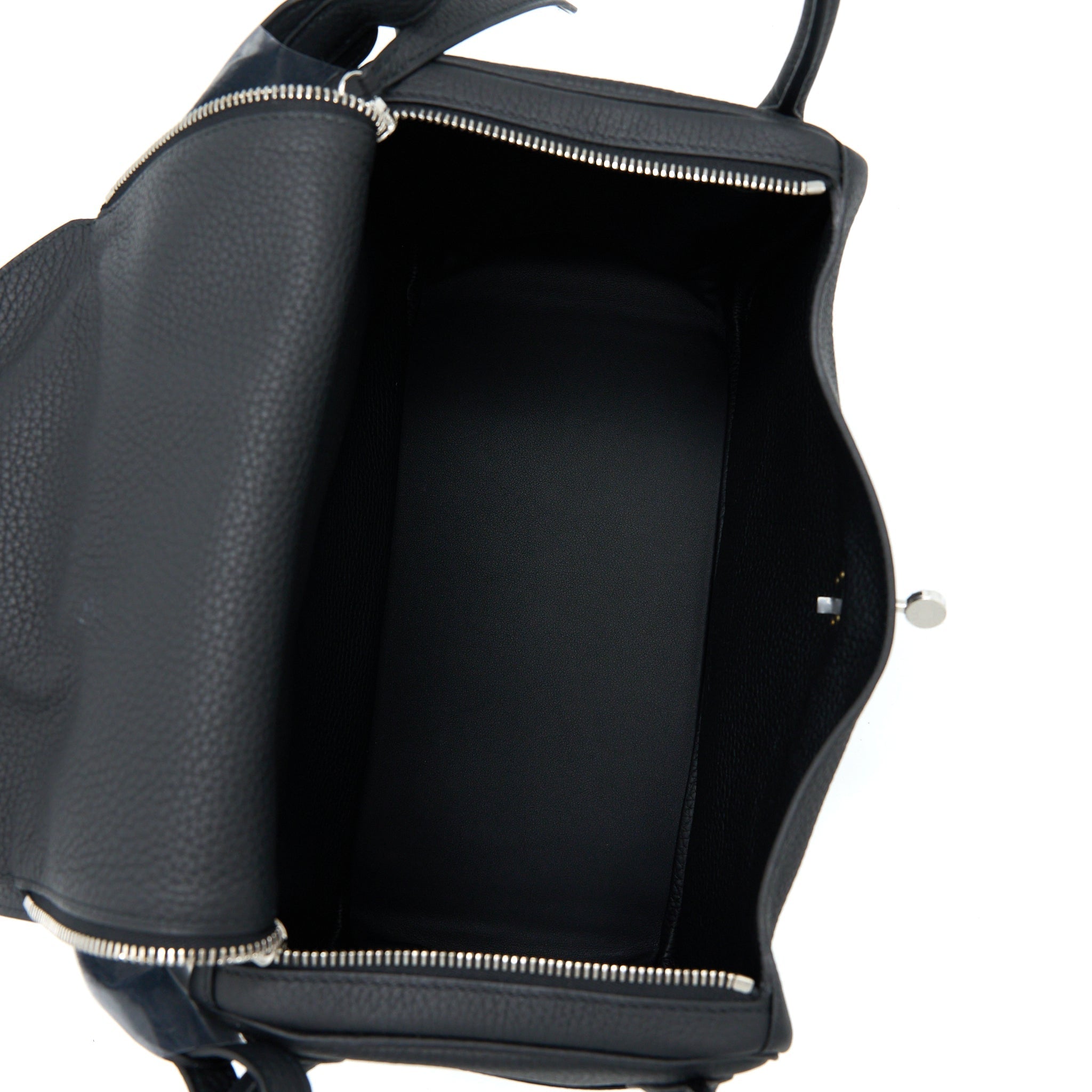 HERMES LINDY 30 CLEMENCE BLACK SHW