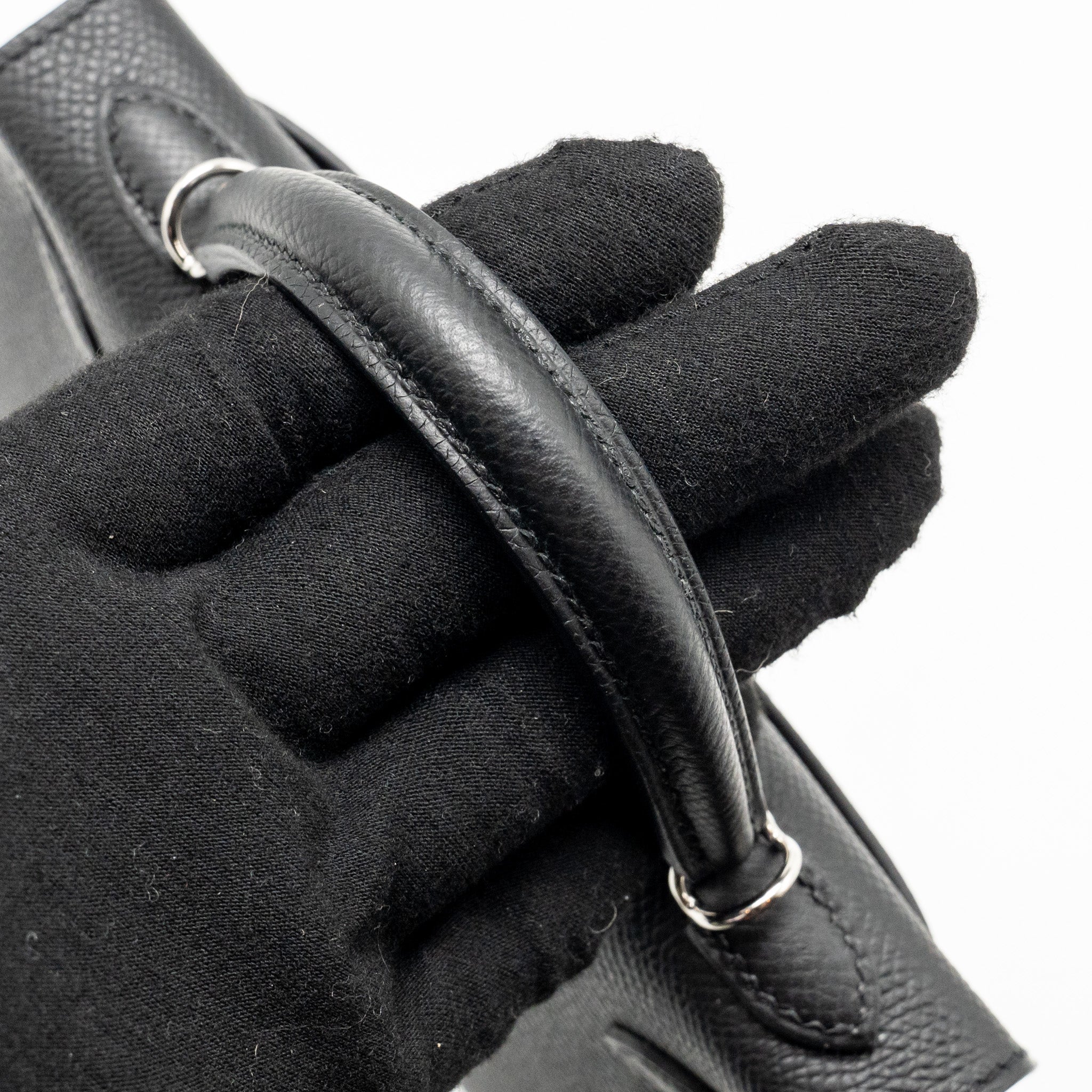HERMES MINI KELLY II SPECIAL ORDER EPSOM BLACK SHW