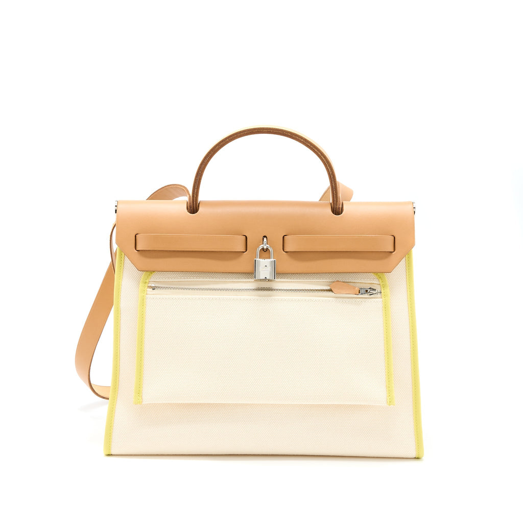 HERMES HERBAG 31 CANVAS MULTICOLOUR SHW