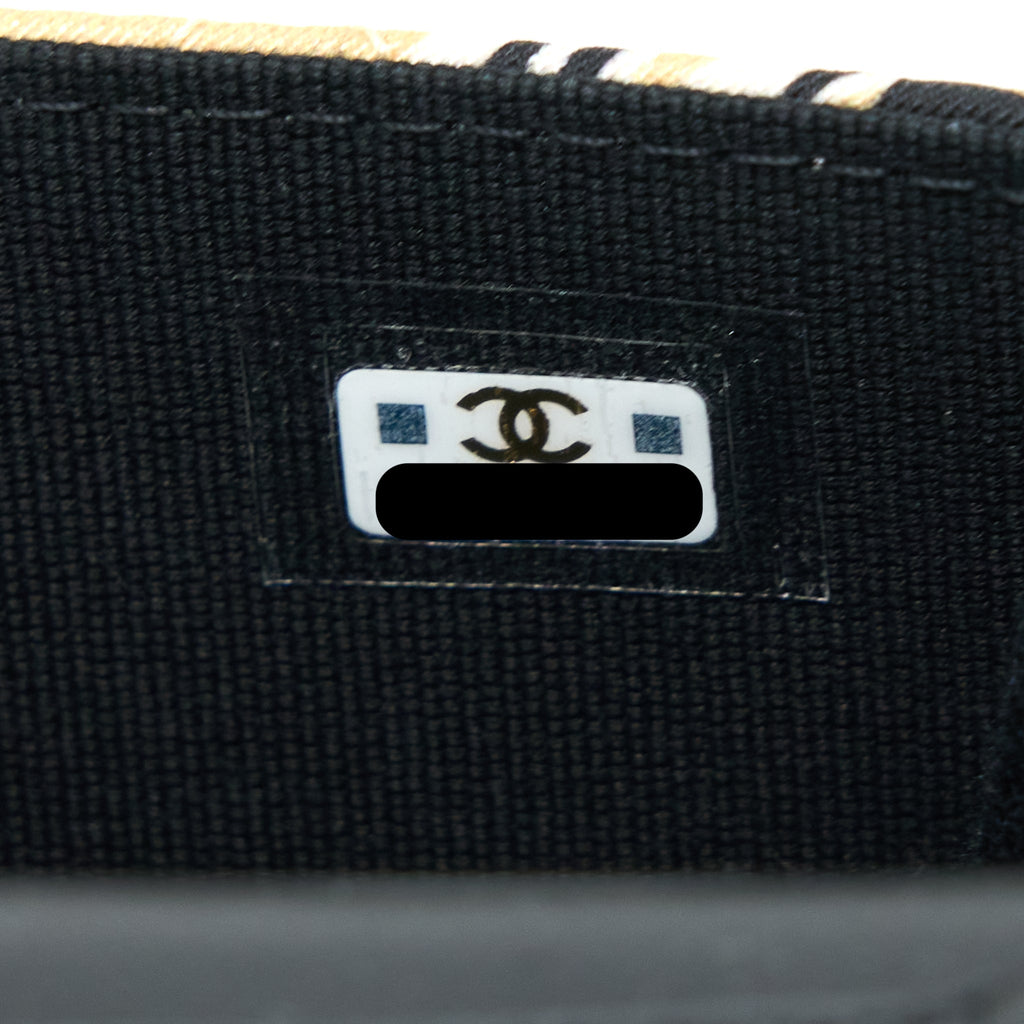 CHANEL MINI CLUTCH WITH CHAIN FABRIC MULTICOLOURED LGHW (MICROCHIP)
