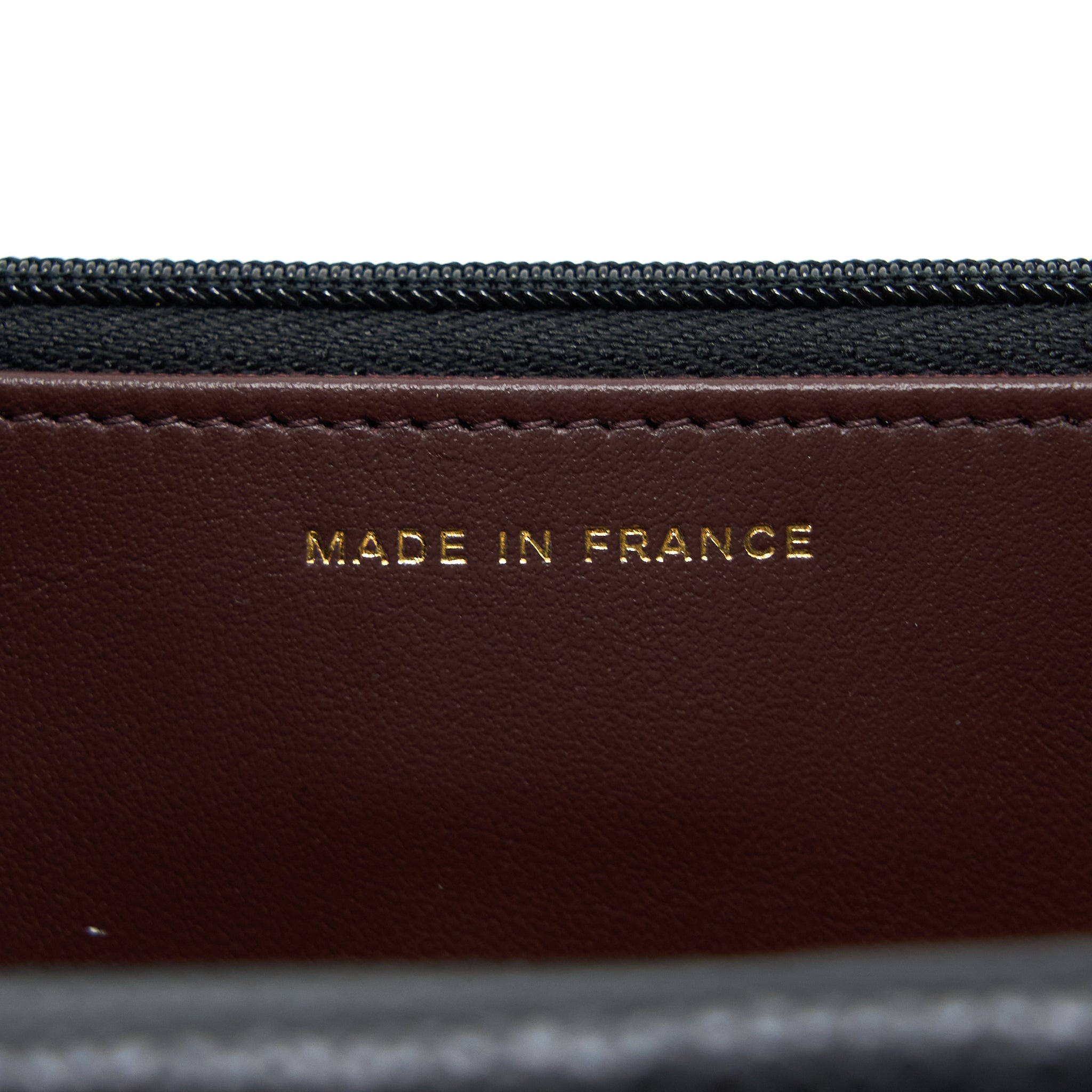 CHANEL CLASSIC WALLET ON CHAIN CAVIAR BLACK GHW (MICROCHIP)