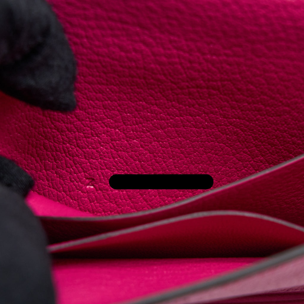 HERMES ROULIS SLIM CHÈVRE MYSORE 5R ROSE SHOCKING SHW