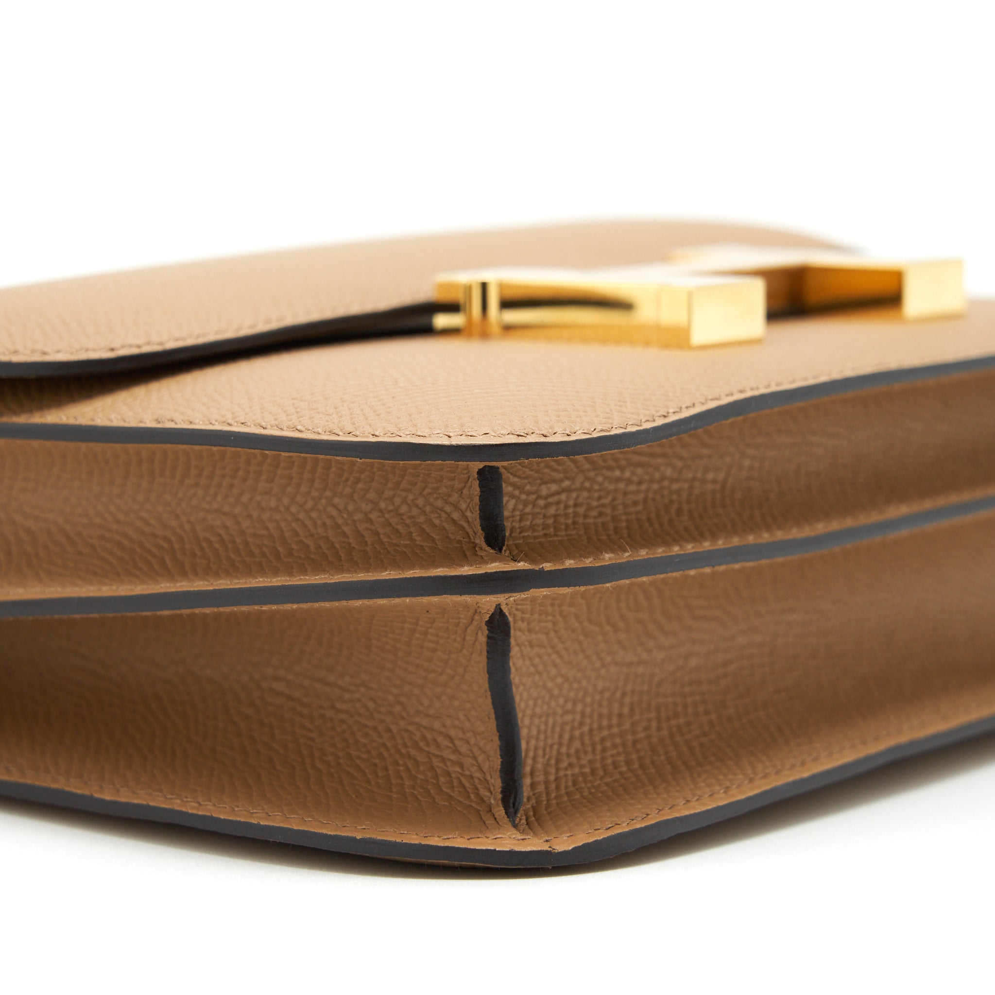 HERMES MINI CONSTANCE EPSOM 0M CHAI GHW