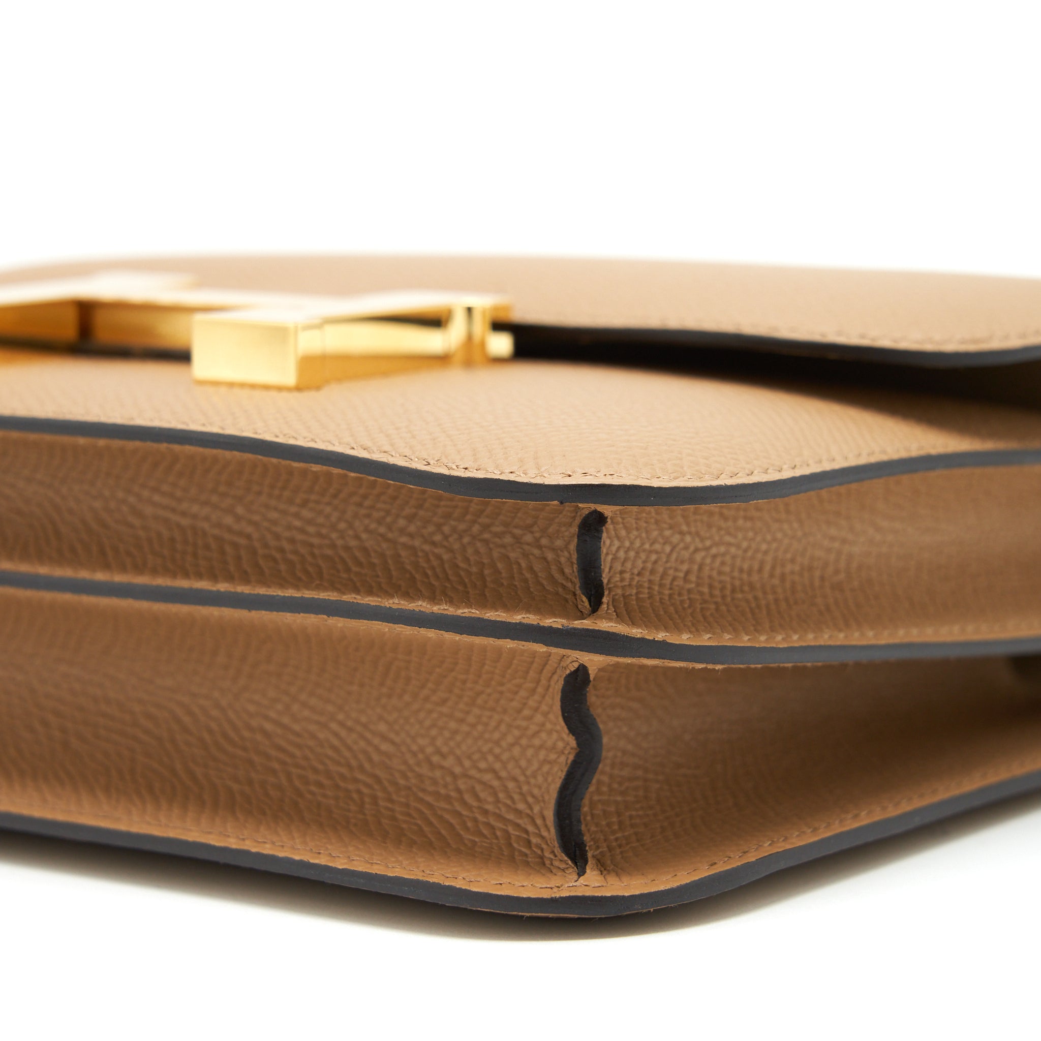 HERMES MINI CONSTANCE EPSOM 0M CHAI GHW