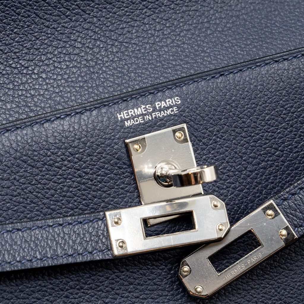 HERMES KELLY DANSE EVERCOLOR BLUE NUIT SHW