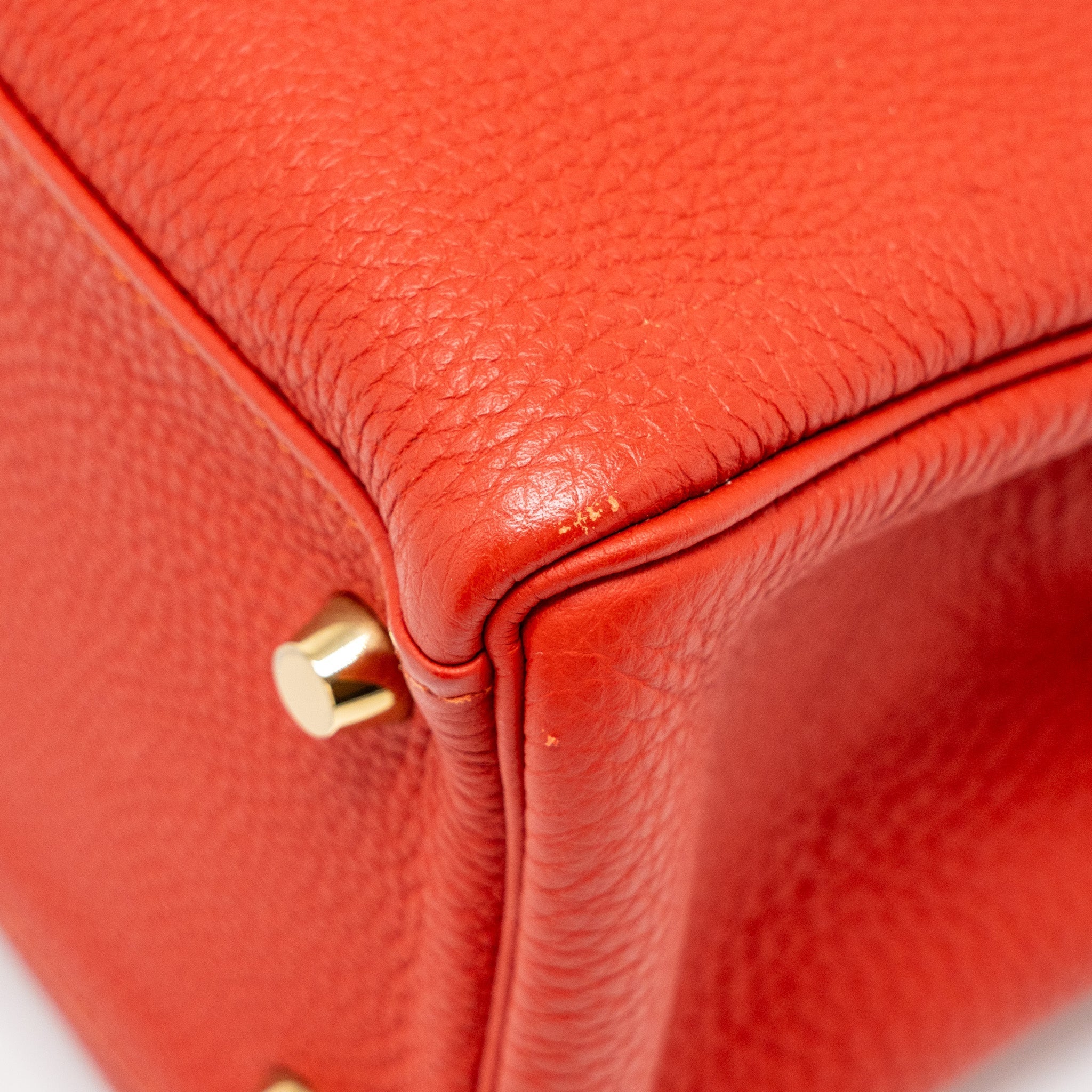 HERMES KELLY 32 TOGO 5E VERMILLION GHW