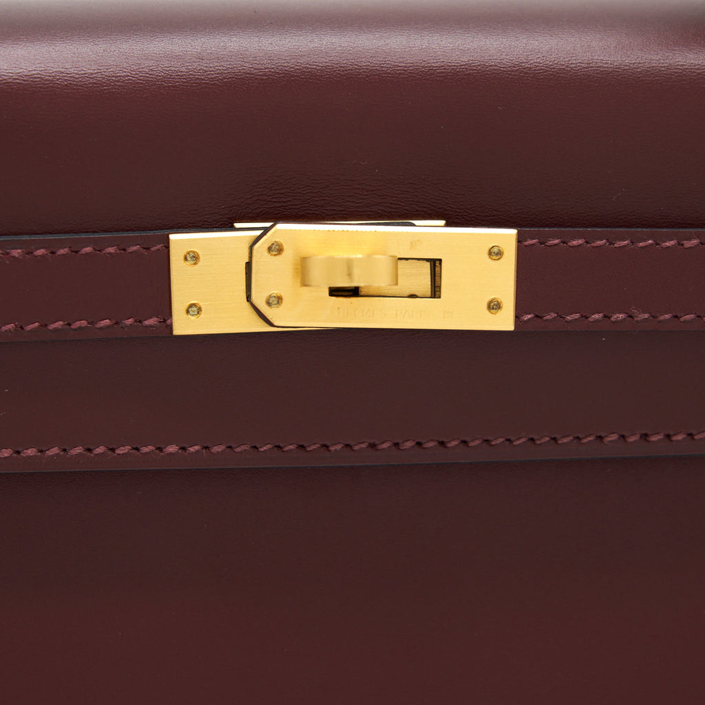 HERMES KELLY 25 SPECIAL ORDER SOMBRERO ROUGE H BRUSHED GHW